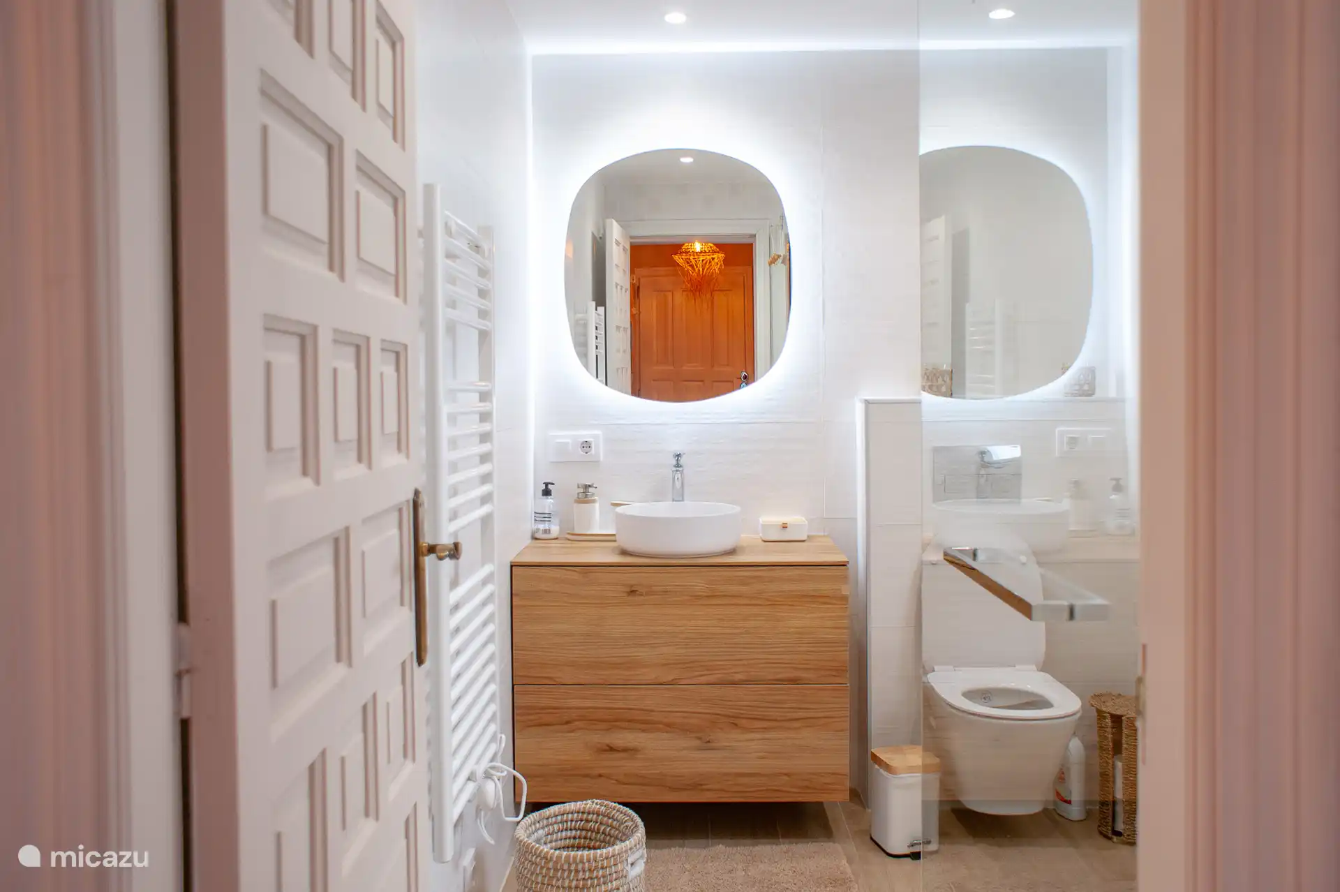 Bathroom with walk-in shower