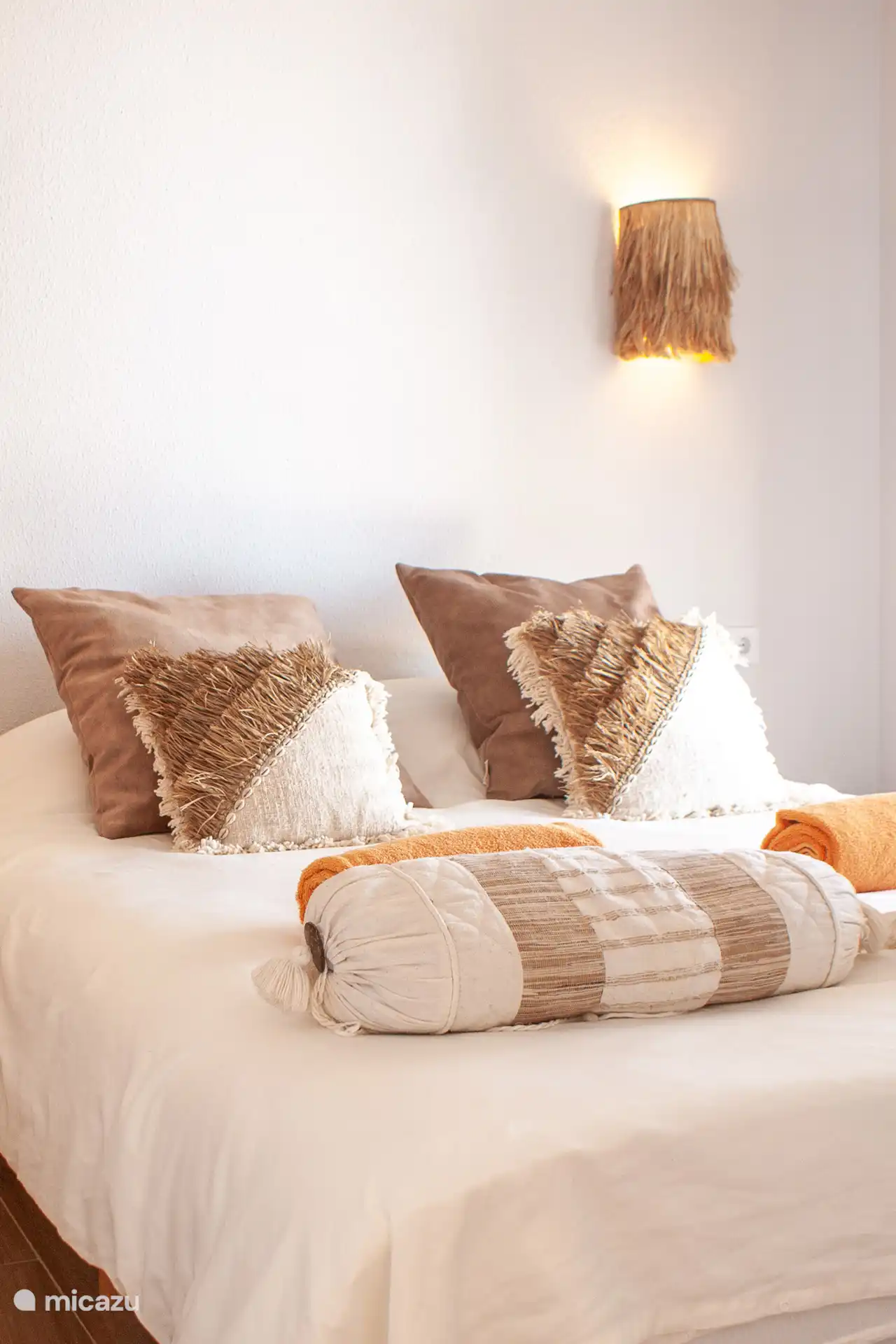 The second bedroom with double bed