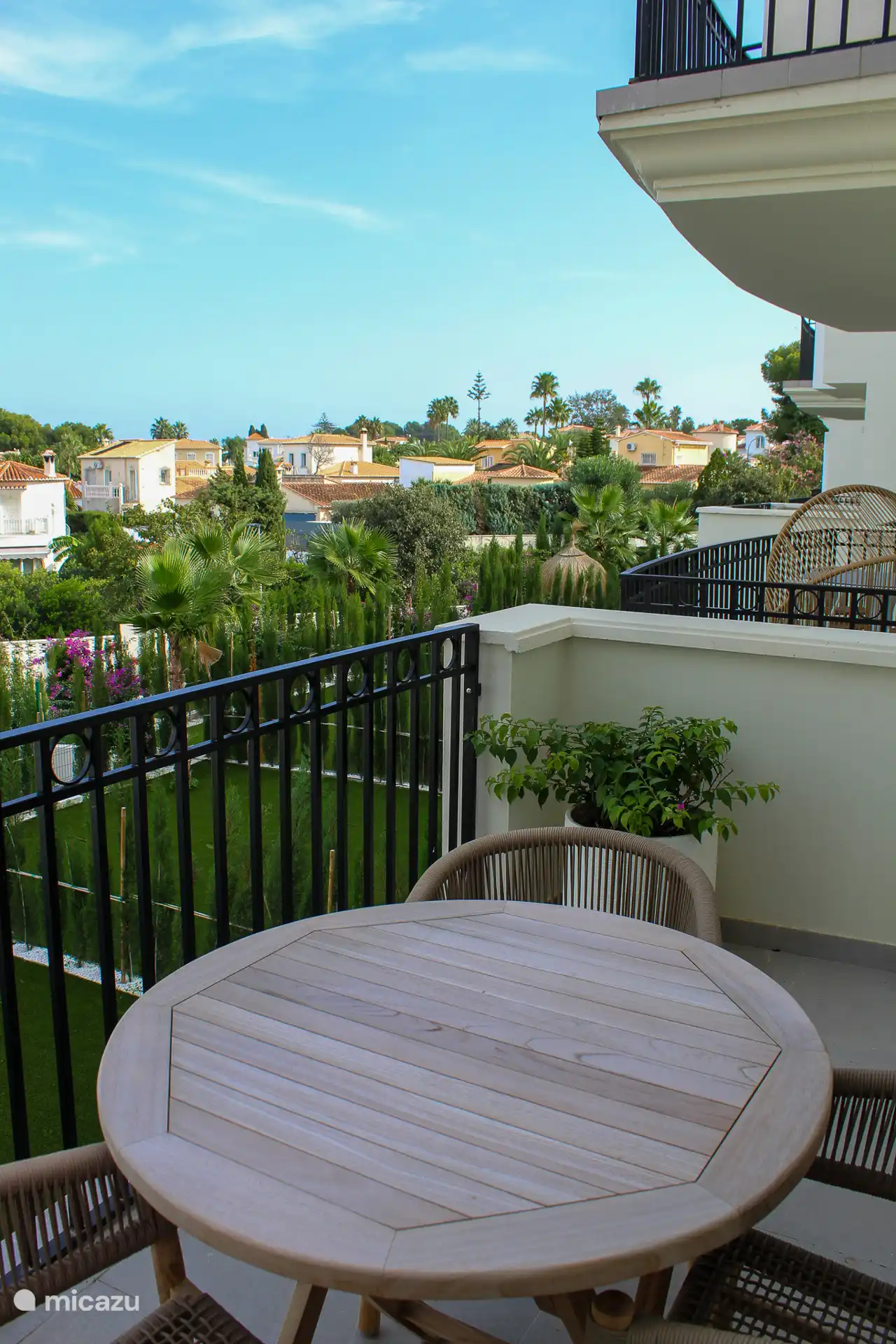 Balcon avec une belle vue.