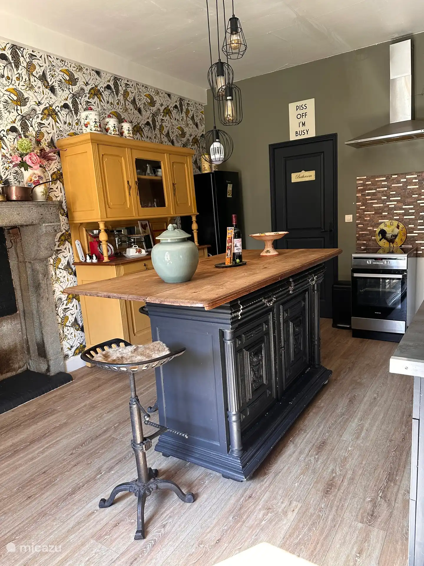 Keuken met kookeiland 