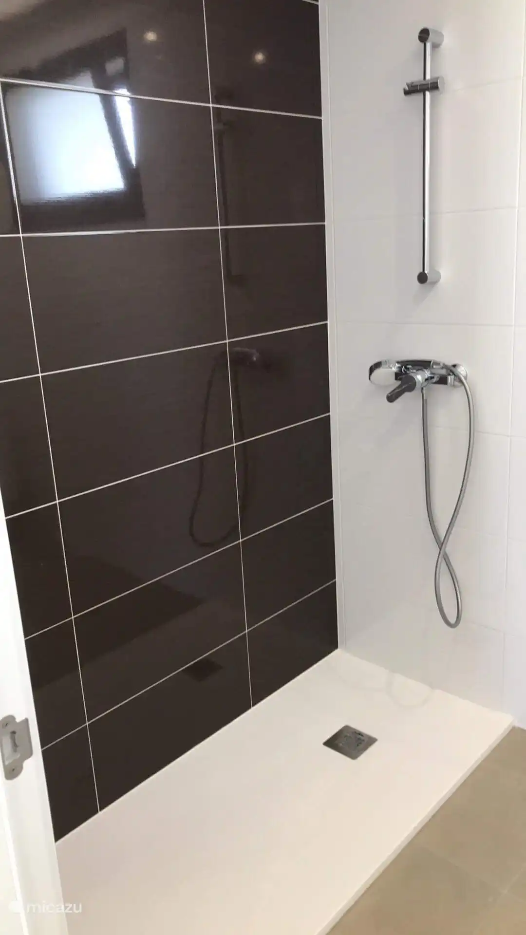 Begehbare Dusche oben