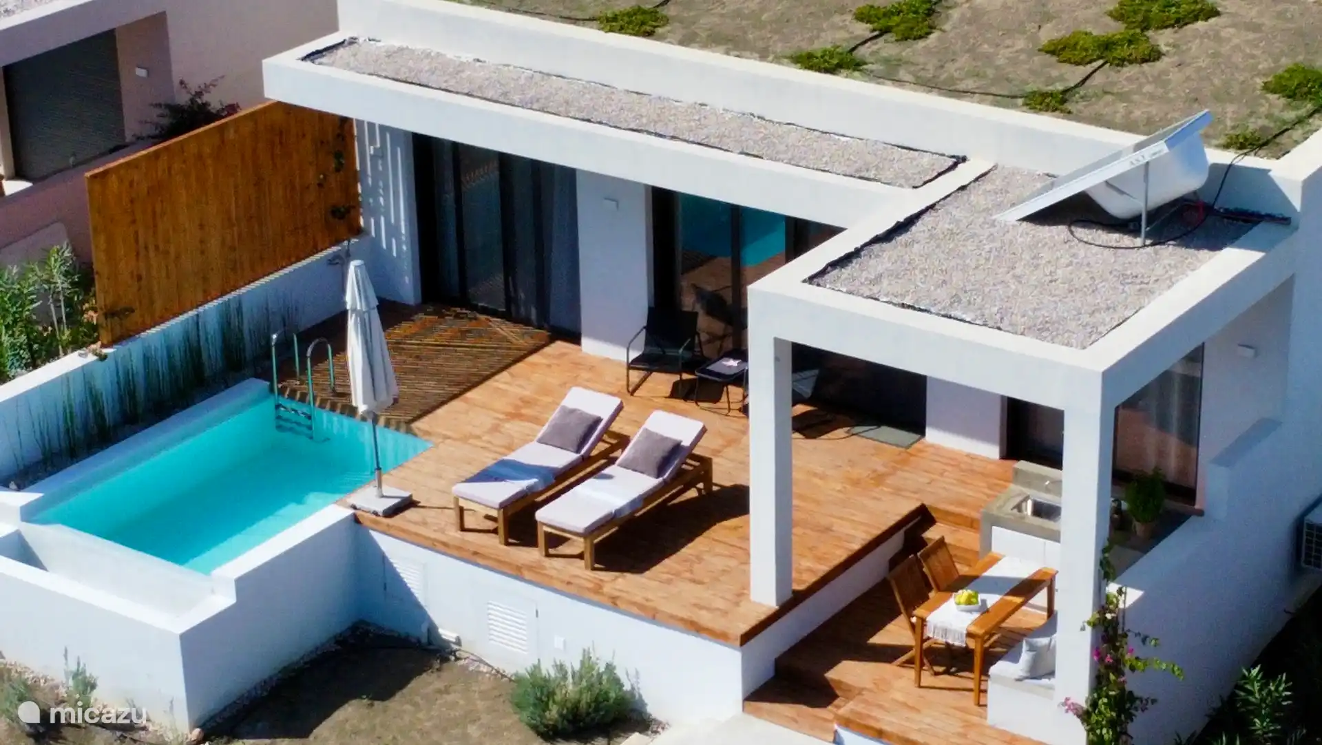 Volledig buitenzicht van Villa Asteria