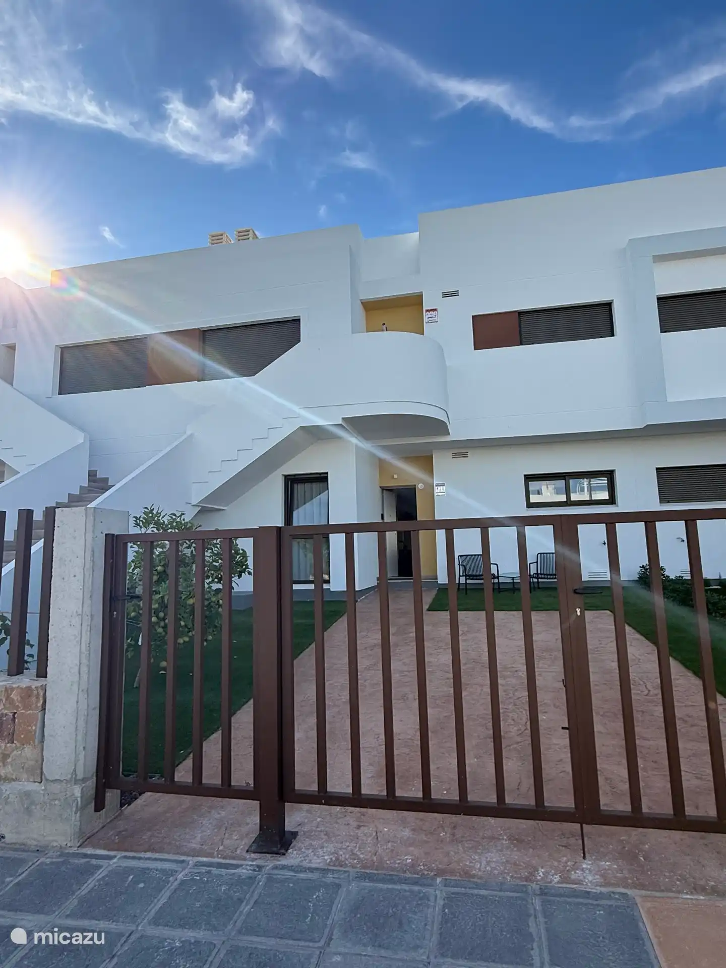 Afsluitbare oprit/parkeerplaats