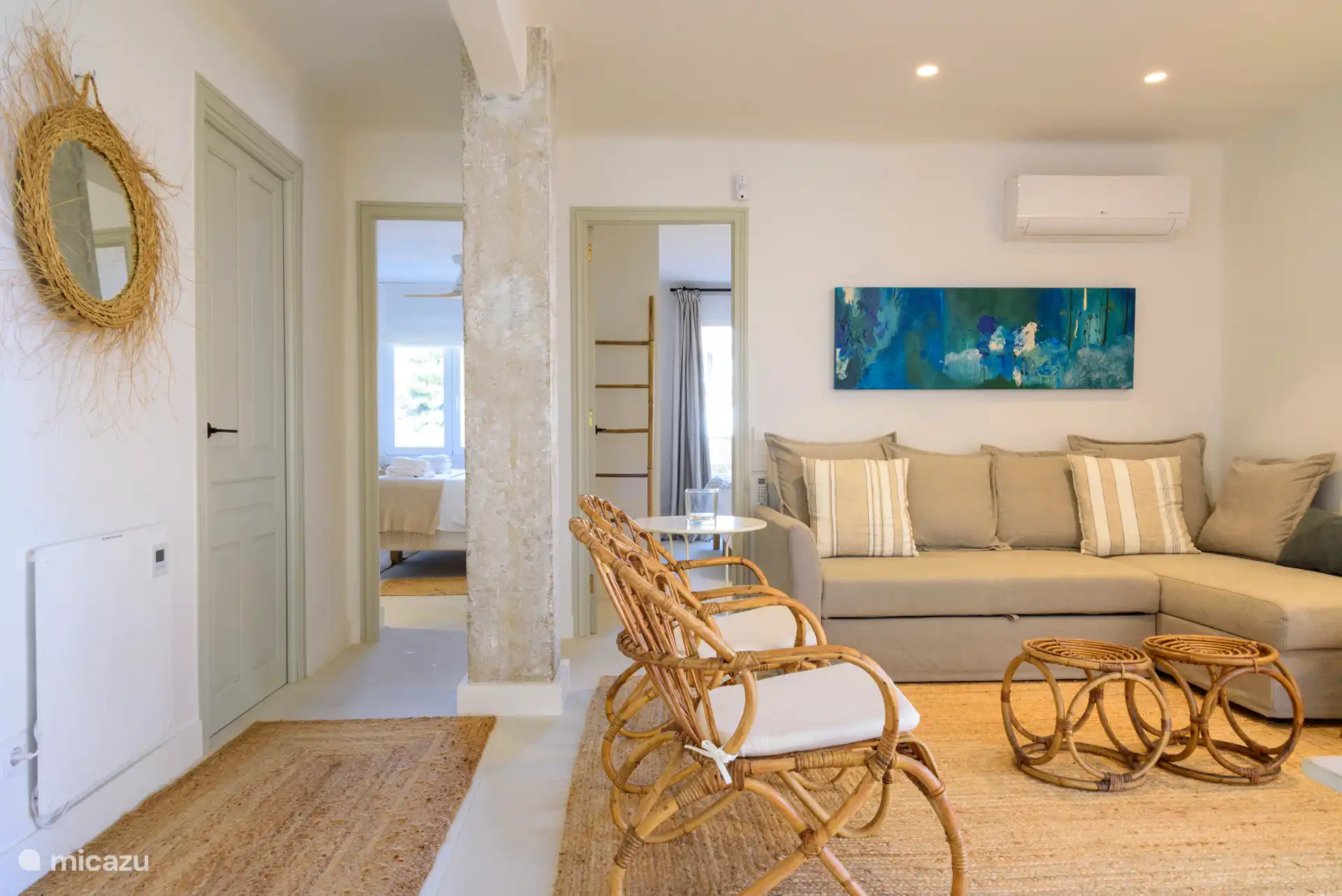 Een gezellige woonkamer