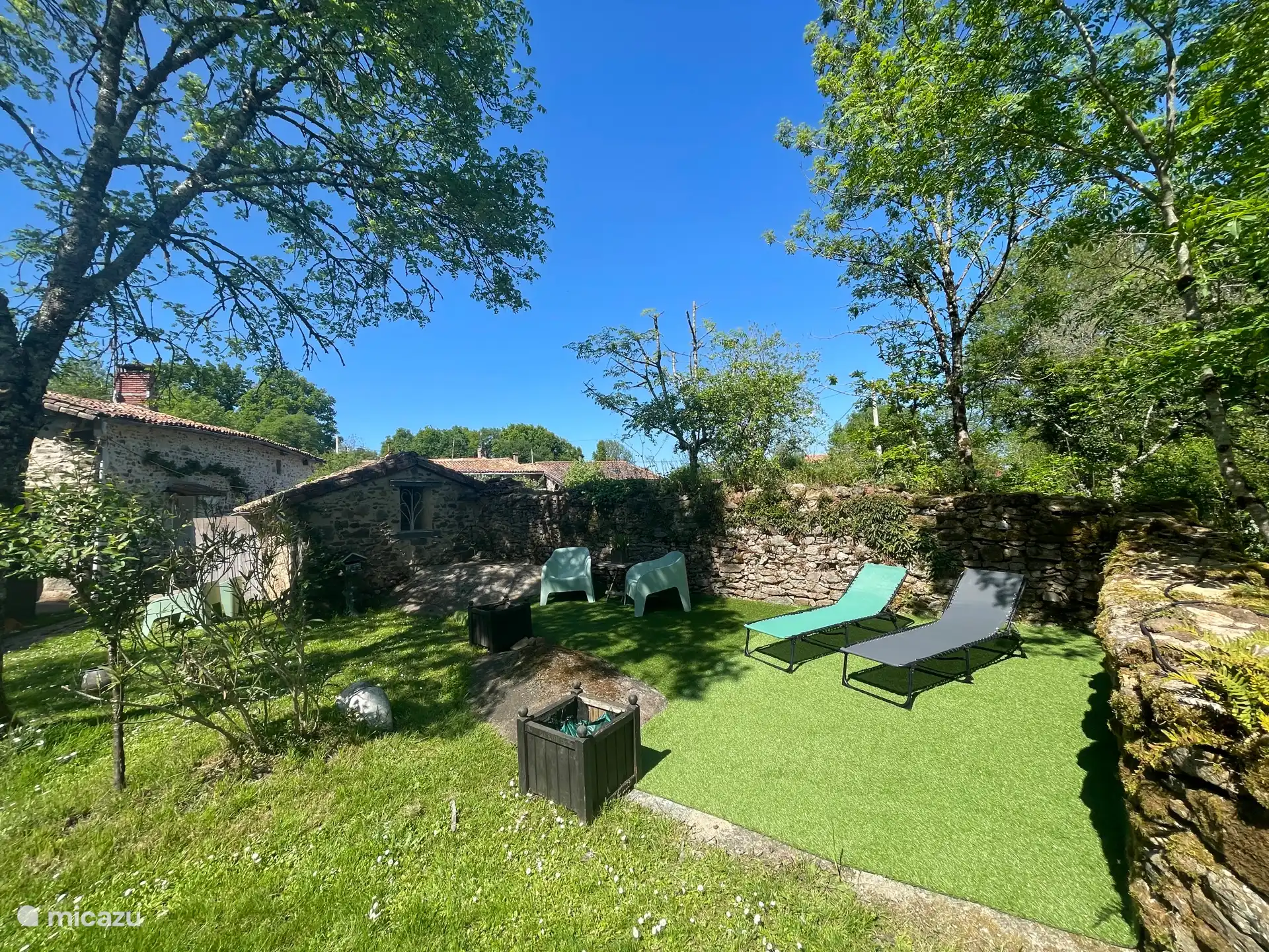 Terrace at swimming facilities