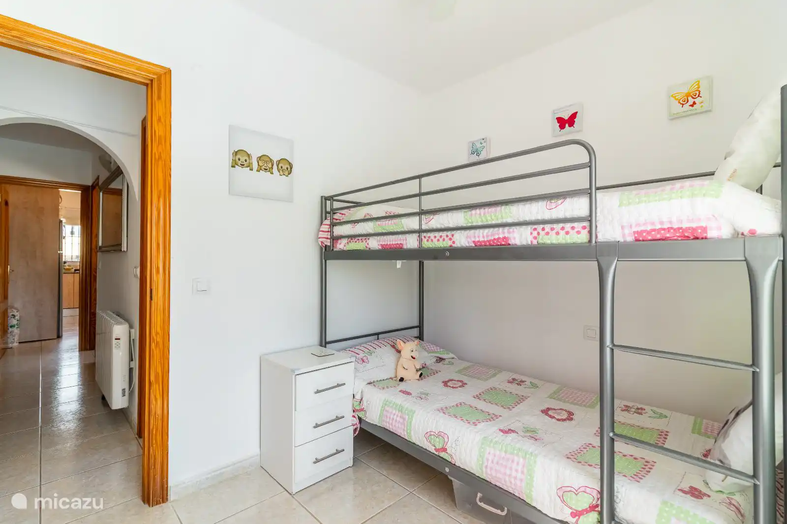 Een stapelbed voor de kleine gasten