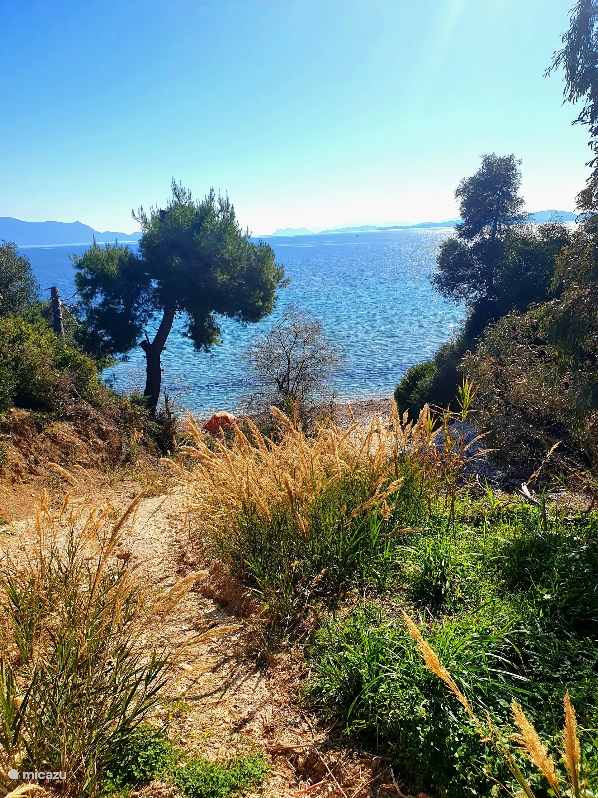 Zugang zum örtlichen Wildstrand