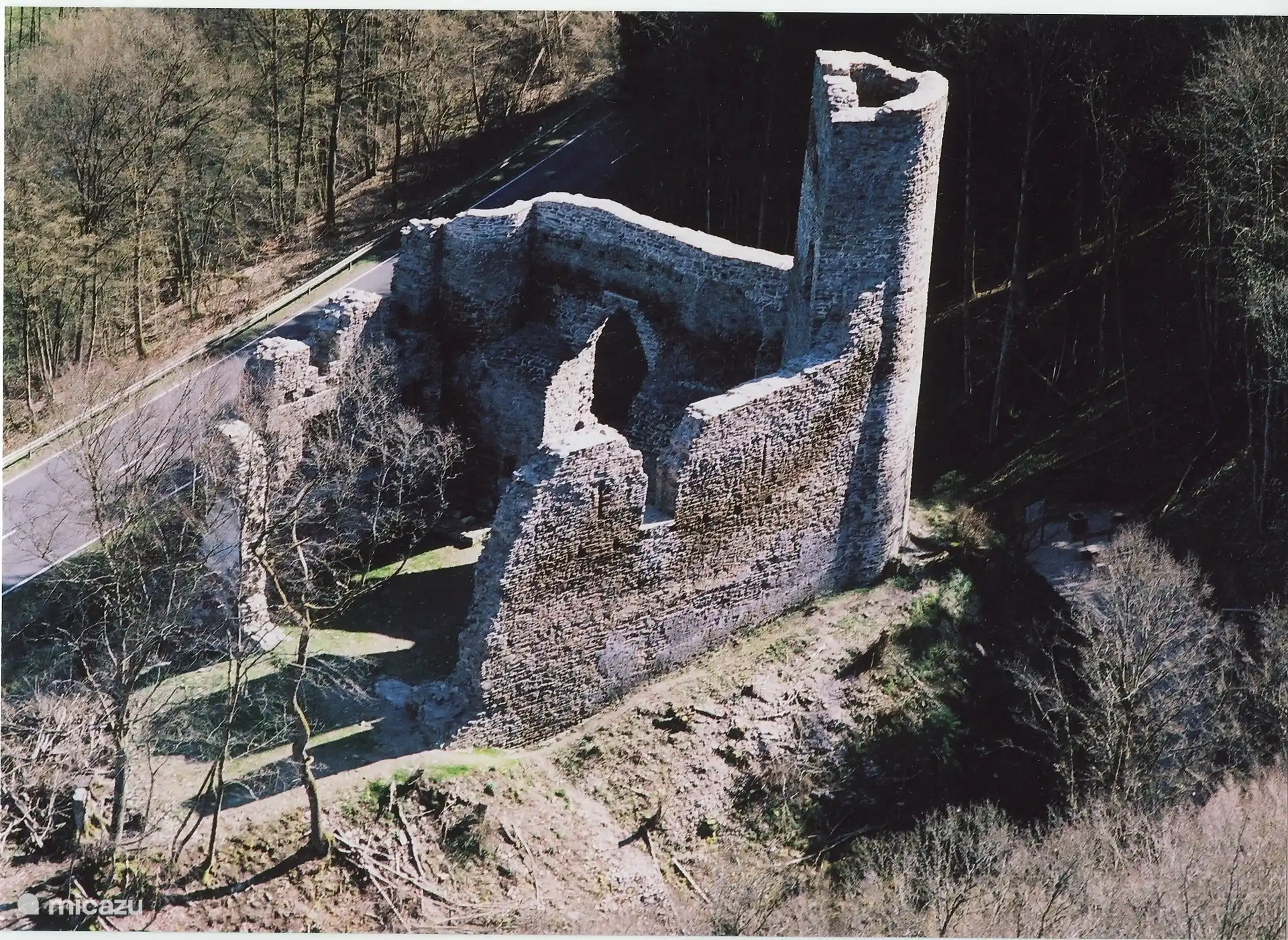 Ruïnes van het kasteel Neublankenheim