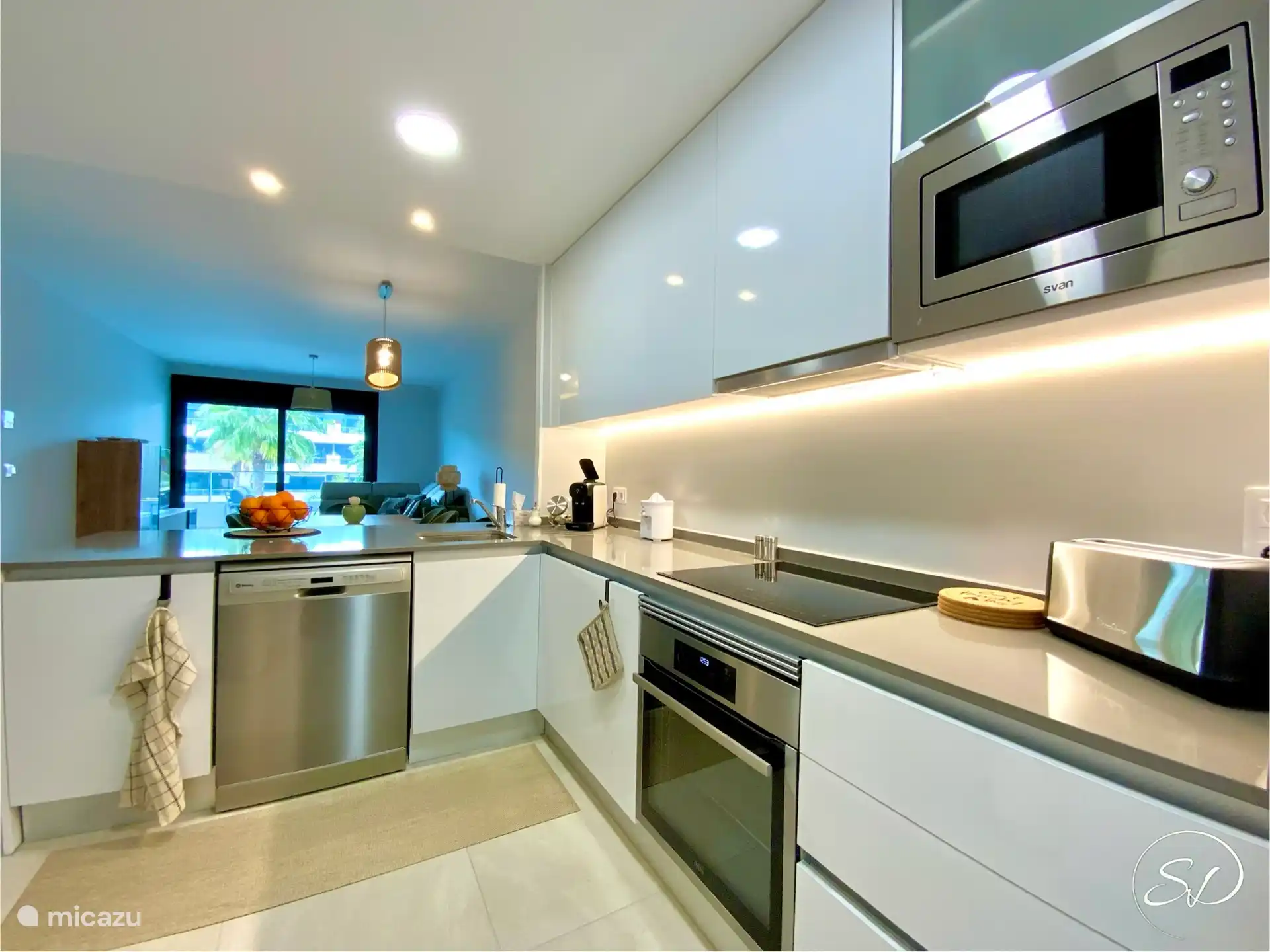 Cocina totalmente equipada