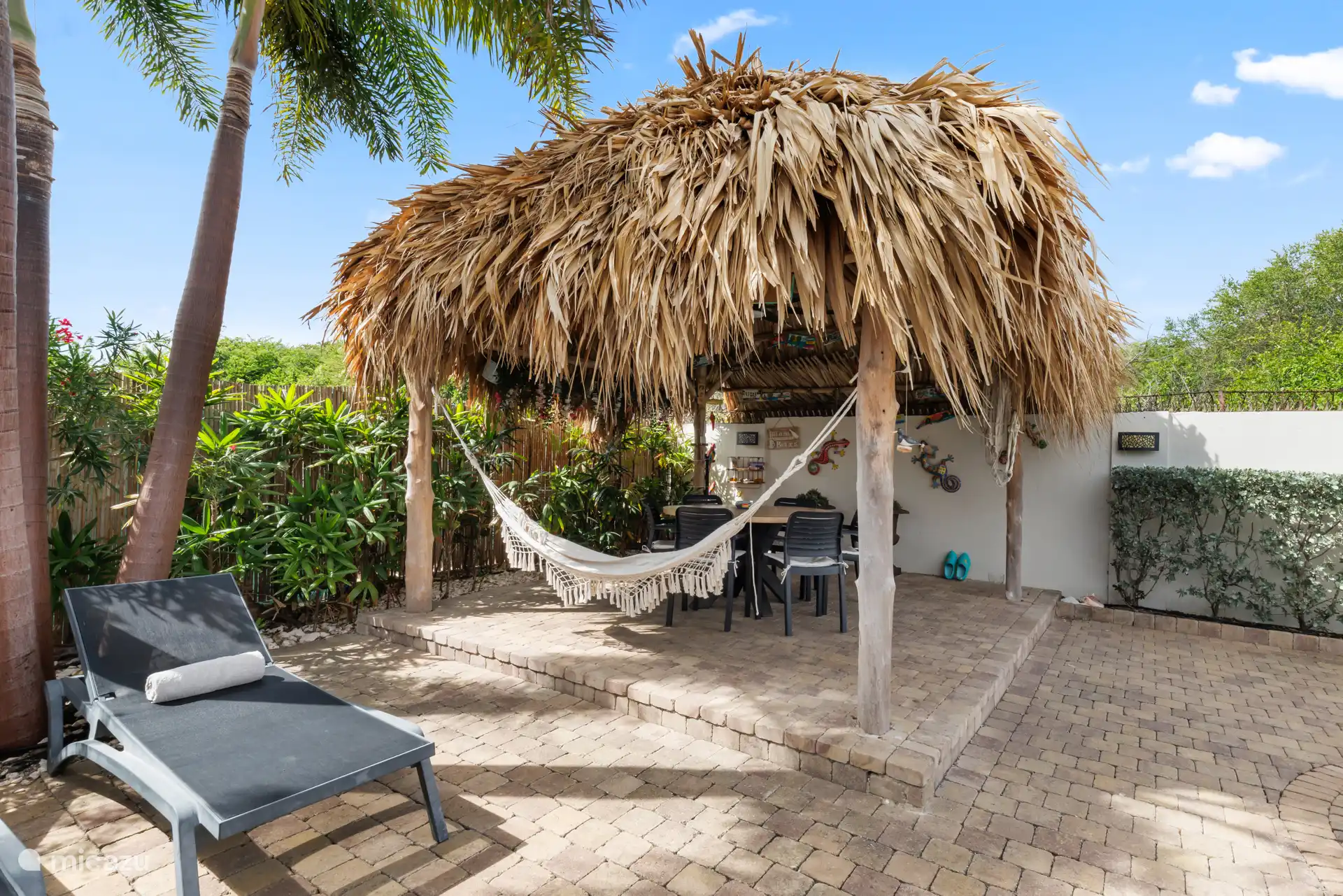 A hammock to relax in.