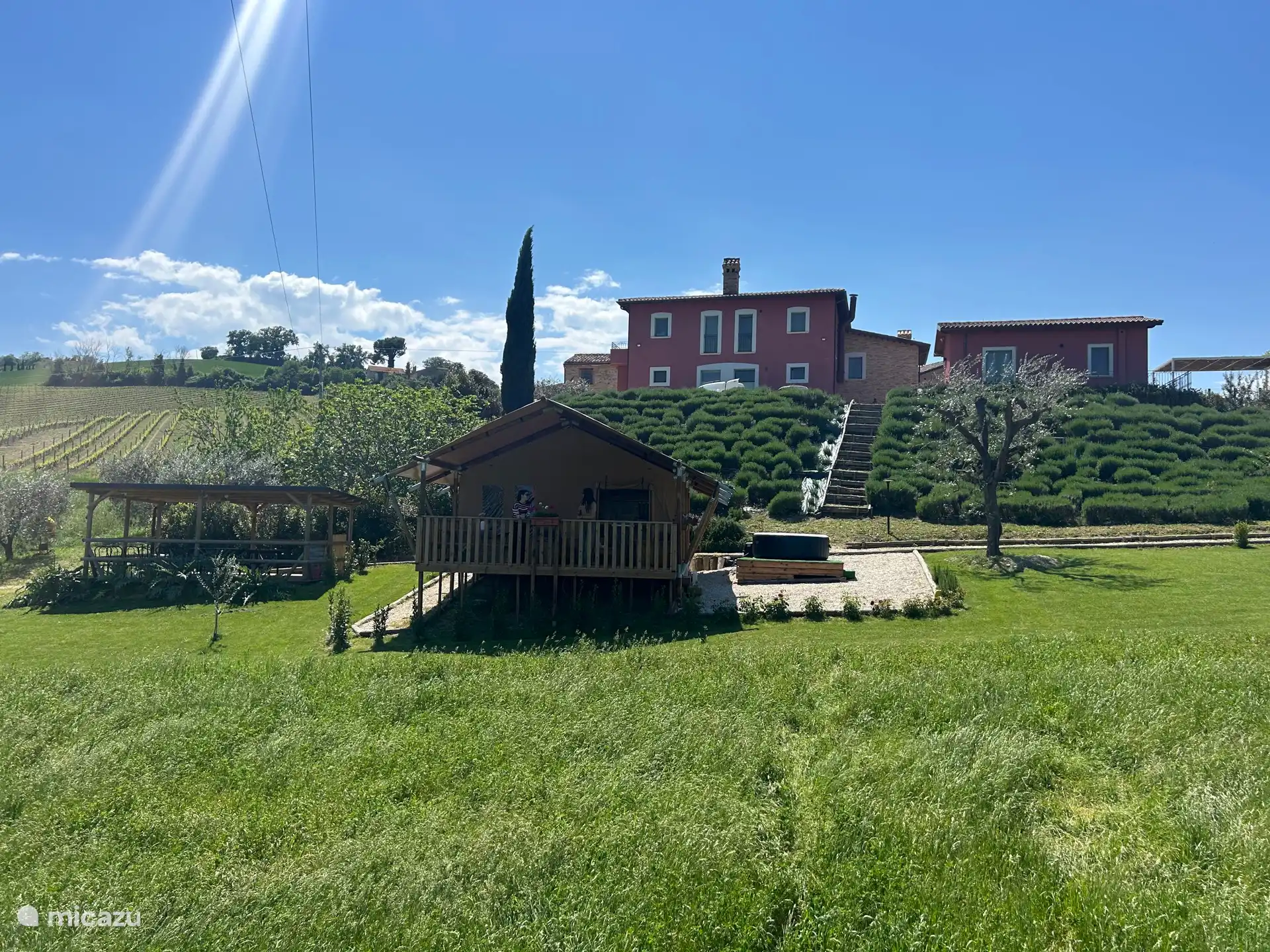 glamping / safaritent / yurt huren in Montefalcone Appennino, Marche, Italië - Luxe safari-tent  