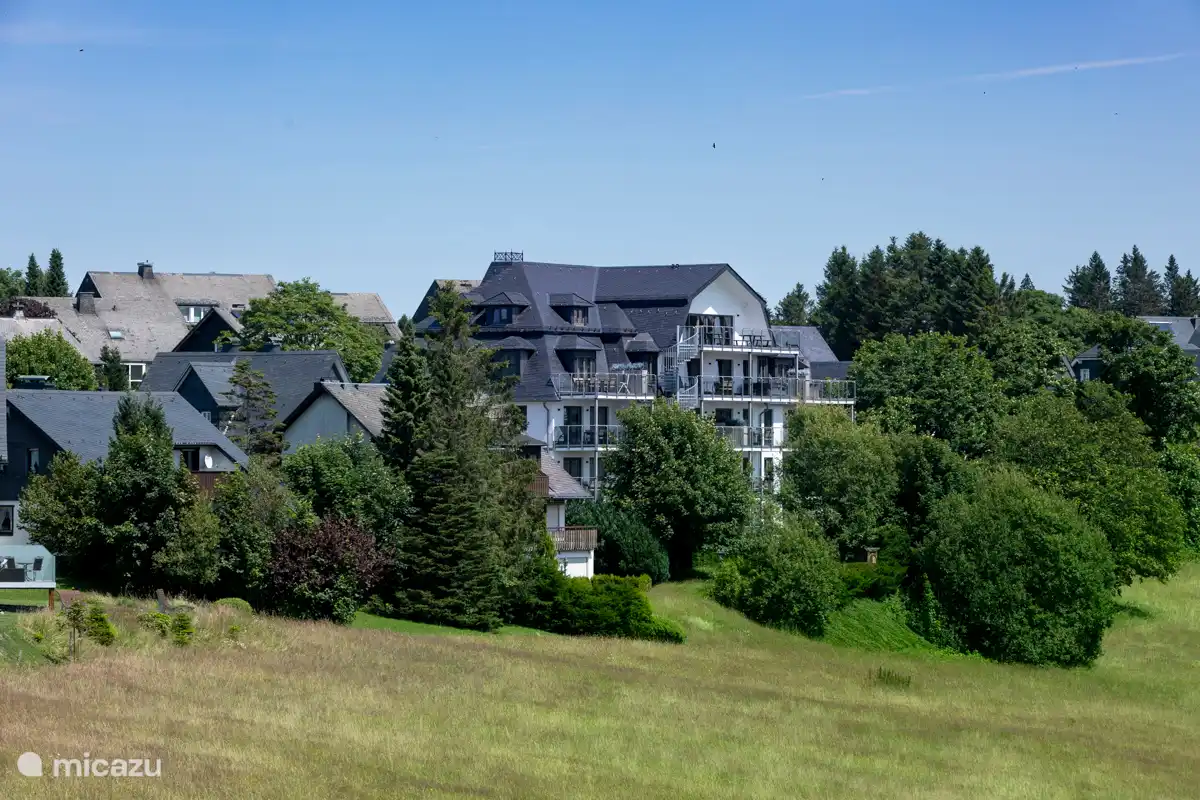 Rückseite des Gebäudes