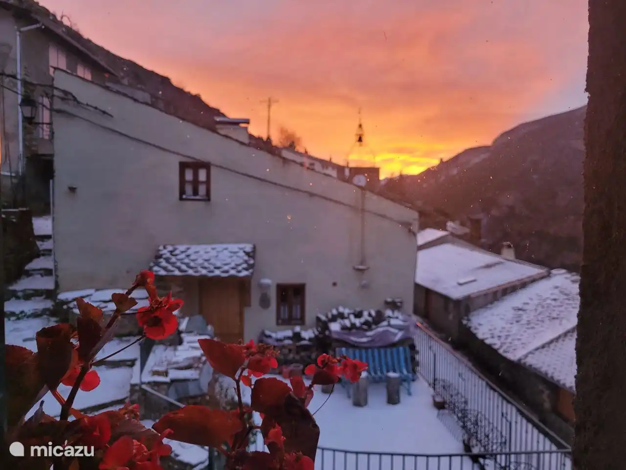 Vue du lever du soleil