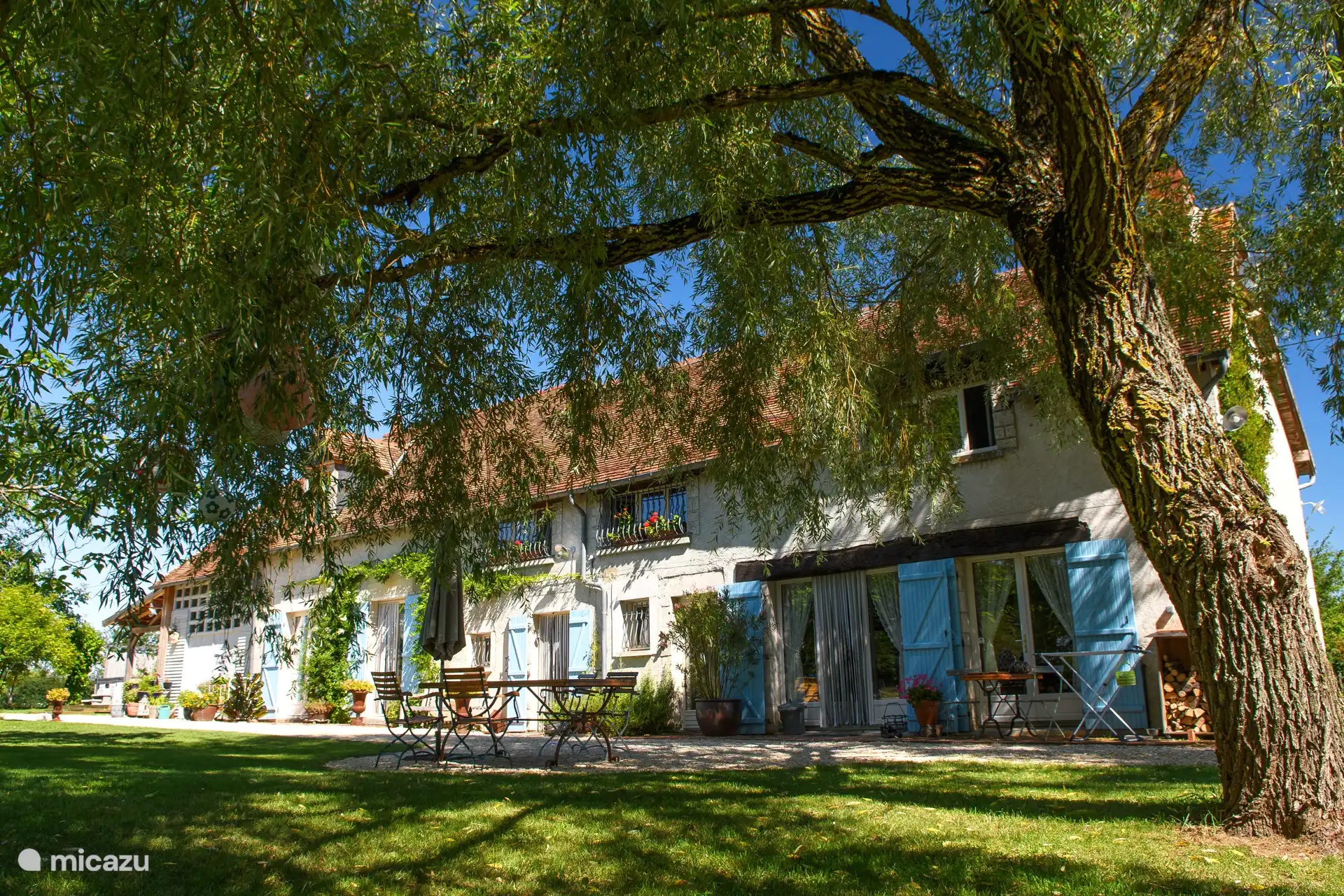 Jeu de boules, Frankrijk, Cher, Herry, bed & breakfast Chambre d'hôtes Le Corbier
