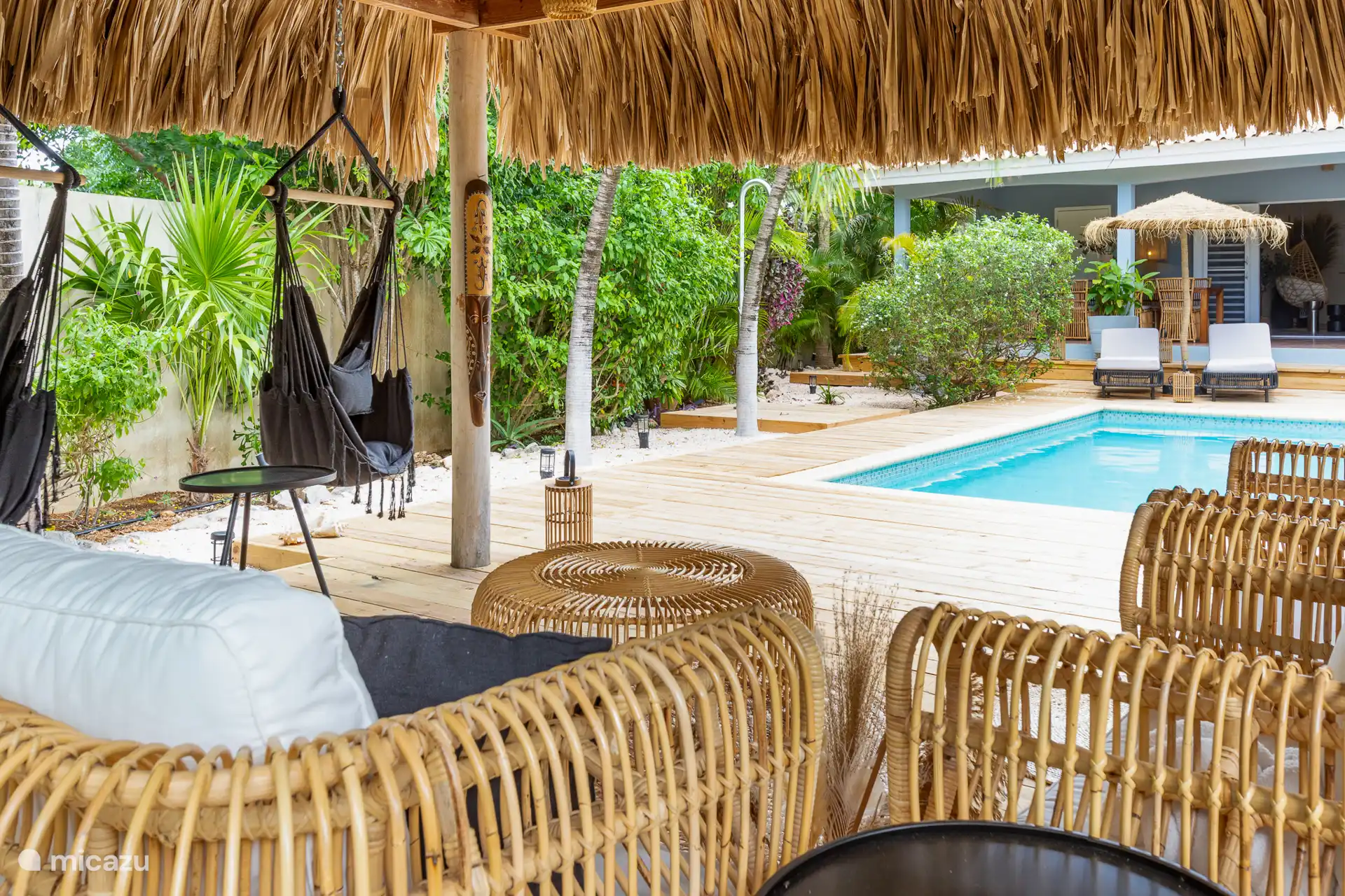 Vista a la izquierda desde el palapa