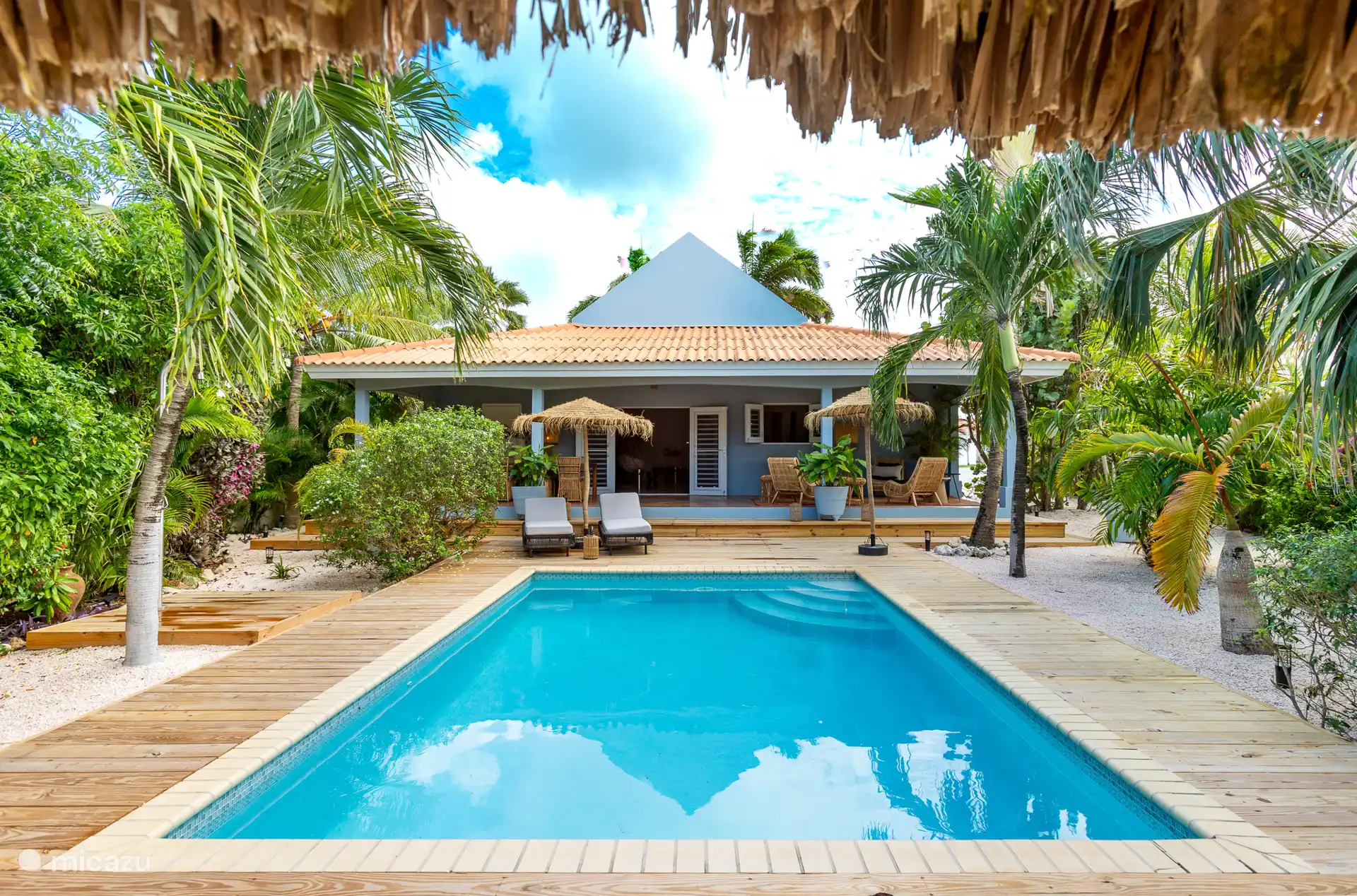 Buceo / Esnórquel, Curazao, Bandabou (oeste), Grote Berg, villa Little Bali Curacao: Exotische Oase