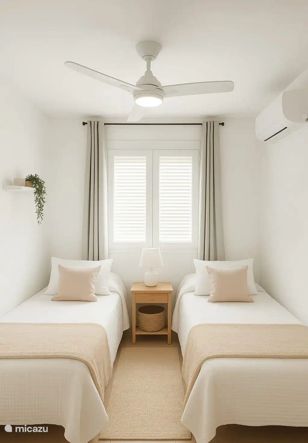 2. Schlafzimmer mit 2 Einzelbetten