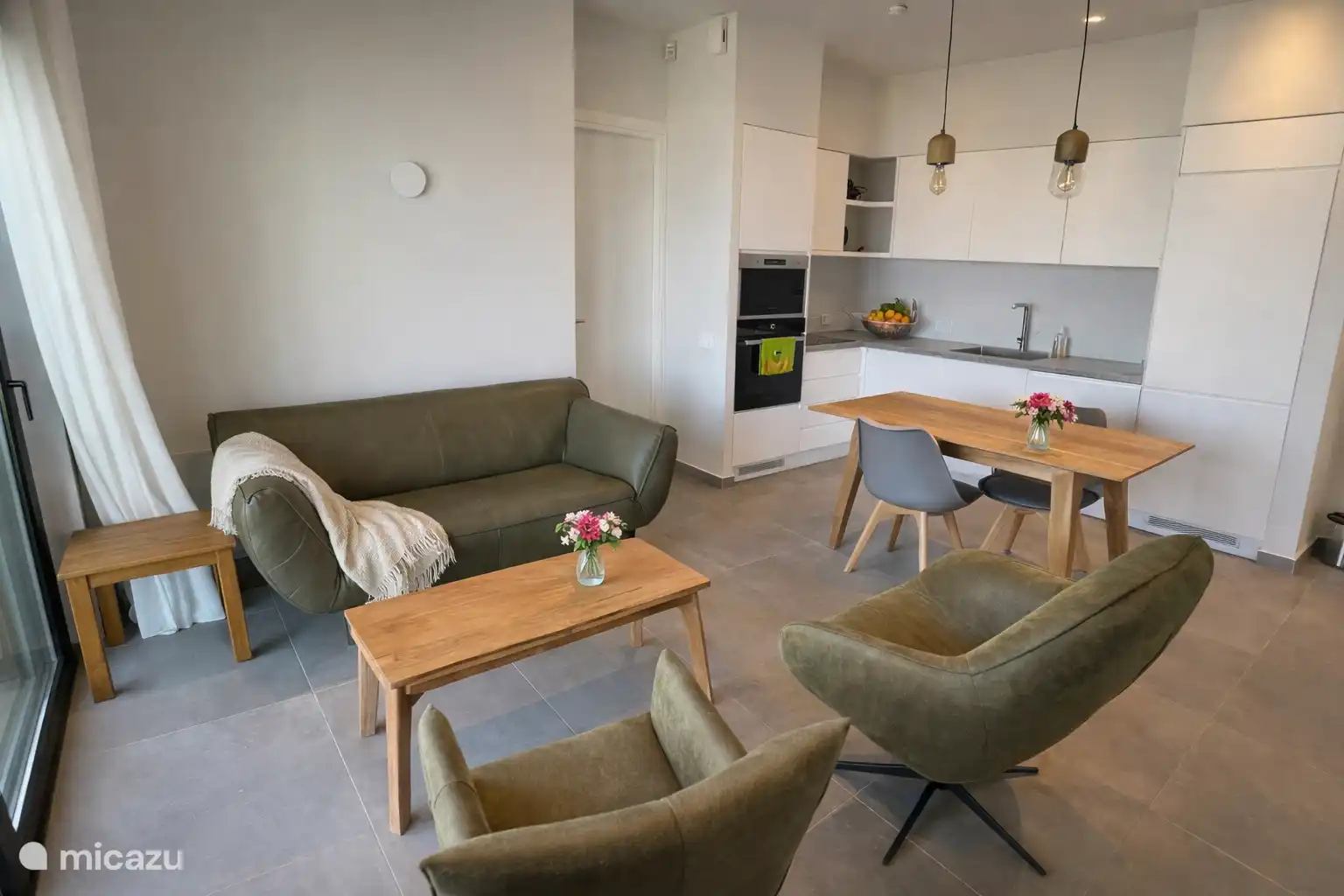 Open keuken en woonkamer