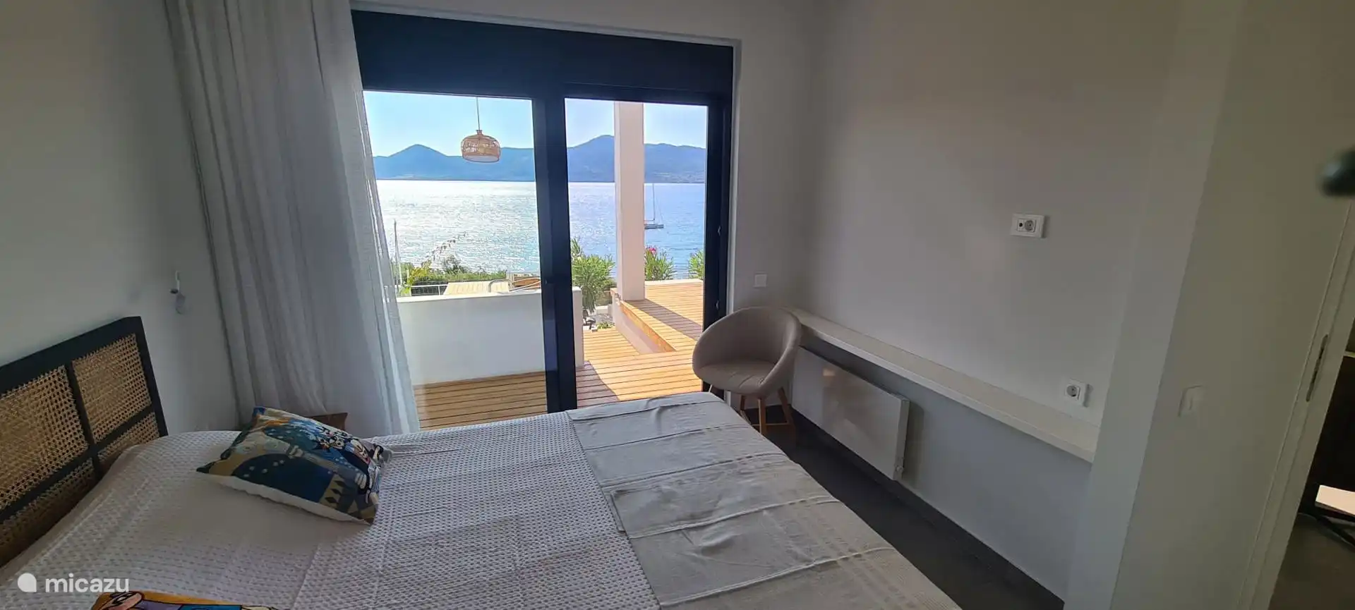 Slaapkamer met het prachtige uitzicht 