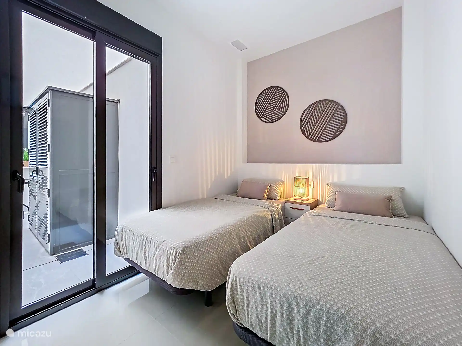 Slaapkamer 3 -
2 x 1 persoons bedden