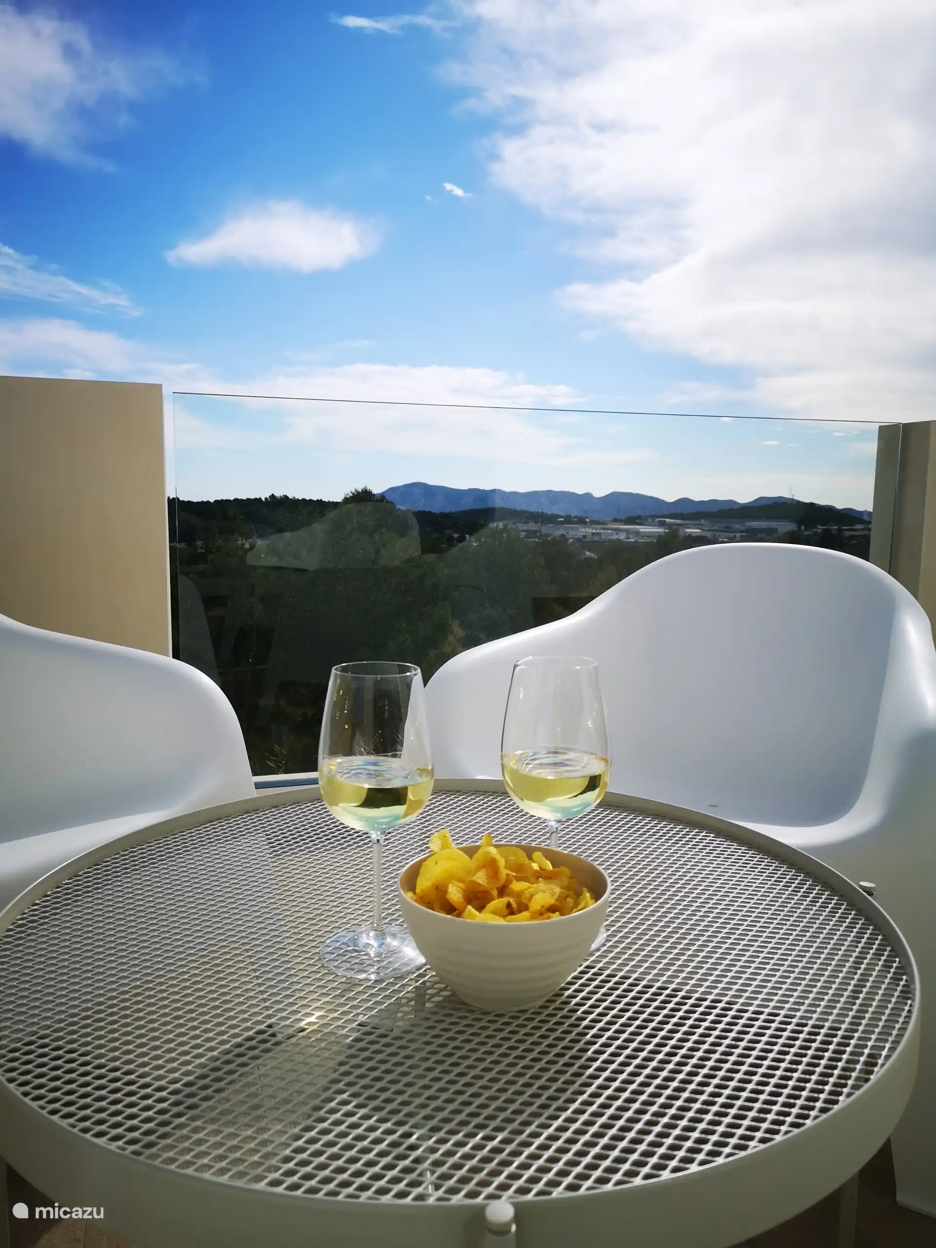 Terraza en la primera planta