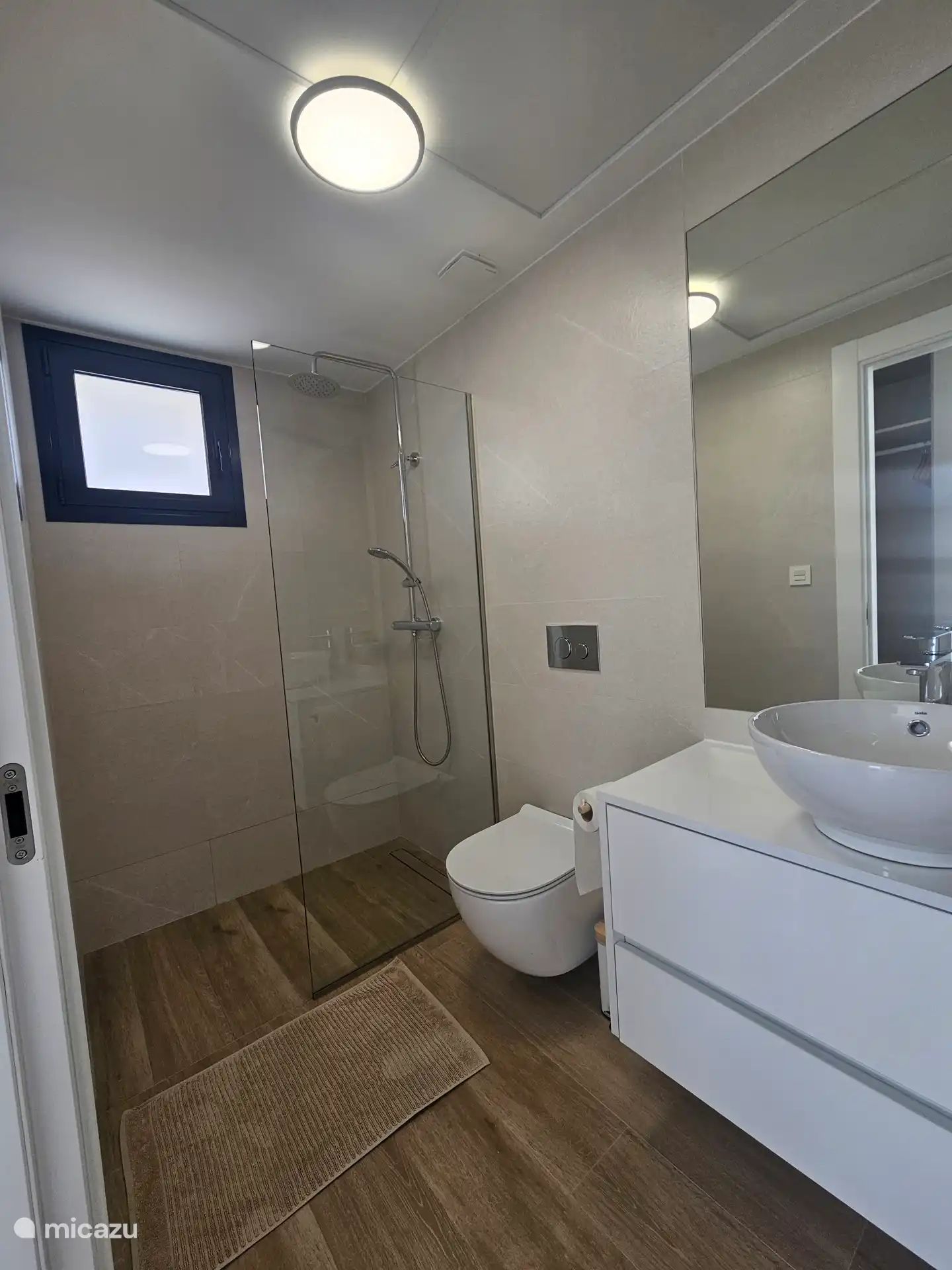 Baño con ducha a nivel