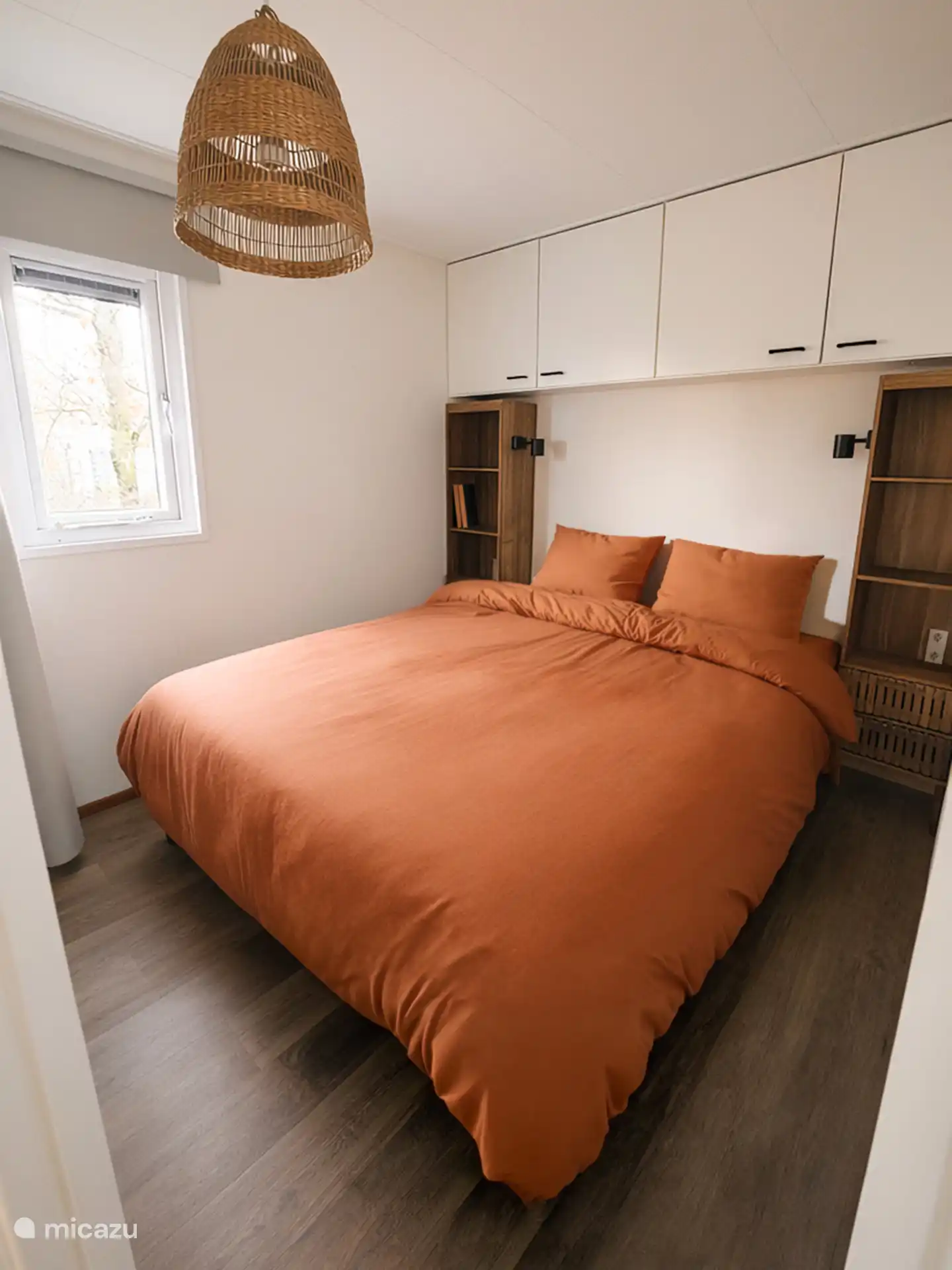 Slaapkamer 1 met tweepersoonsbed