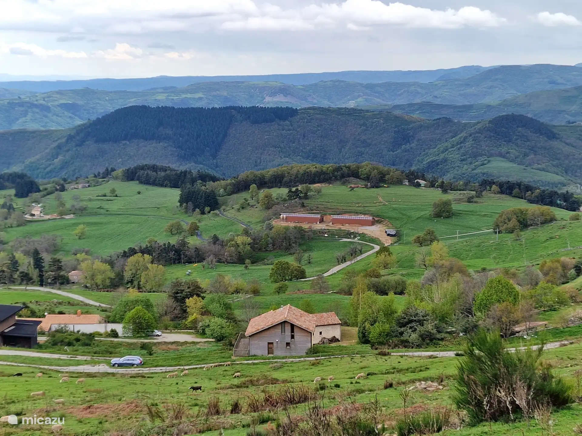 Uitzicht vanaf het huis