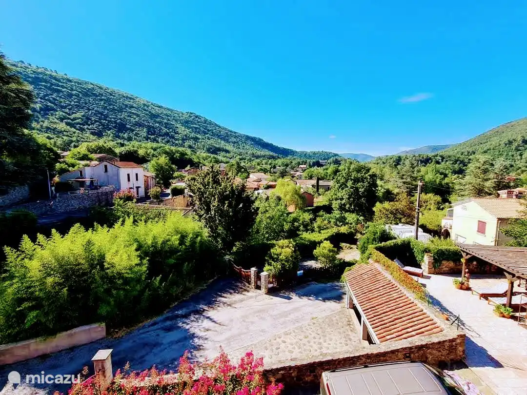 Uitzicht op de slaapkamer