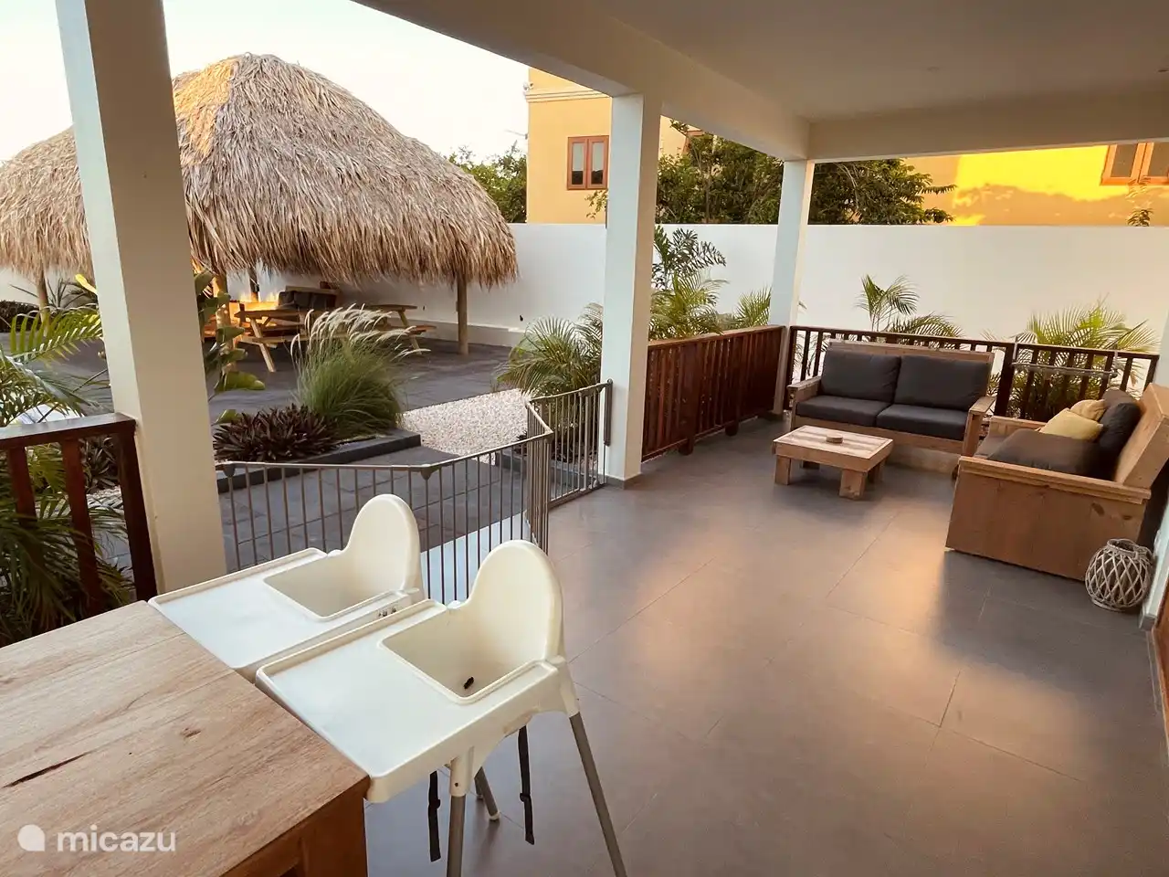 Het appartement is ook geschikt voor een verblijf met kinderen.