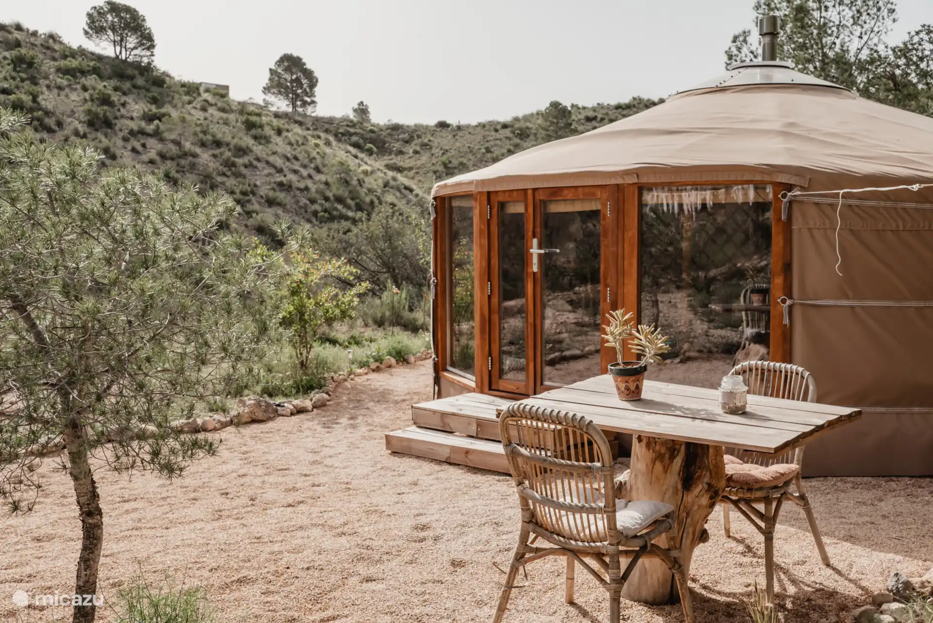 glamping / safaritent / yurt huren in Hondón de las Nieves, Costa Blanca, Spanje - Rincón de Paz