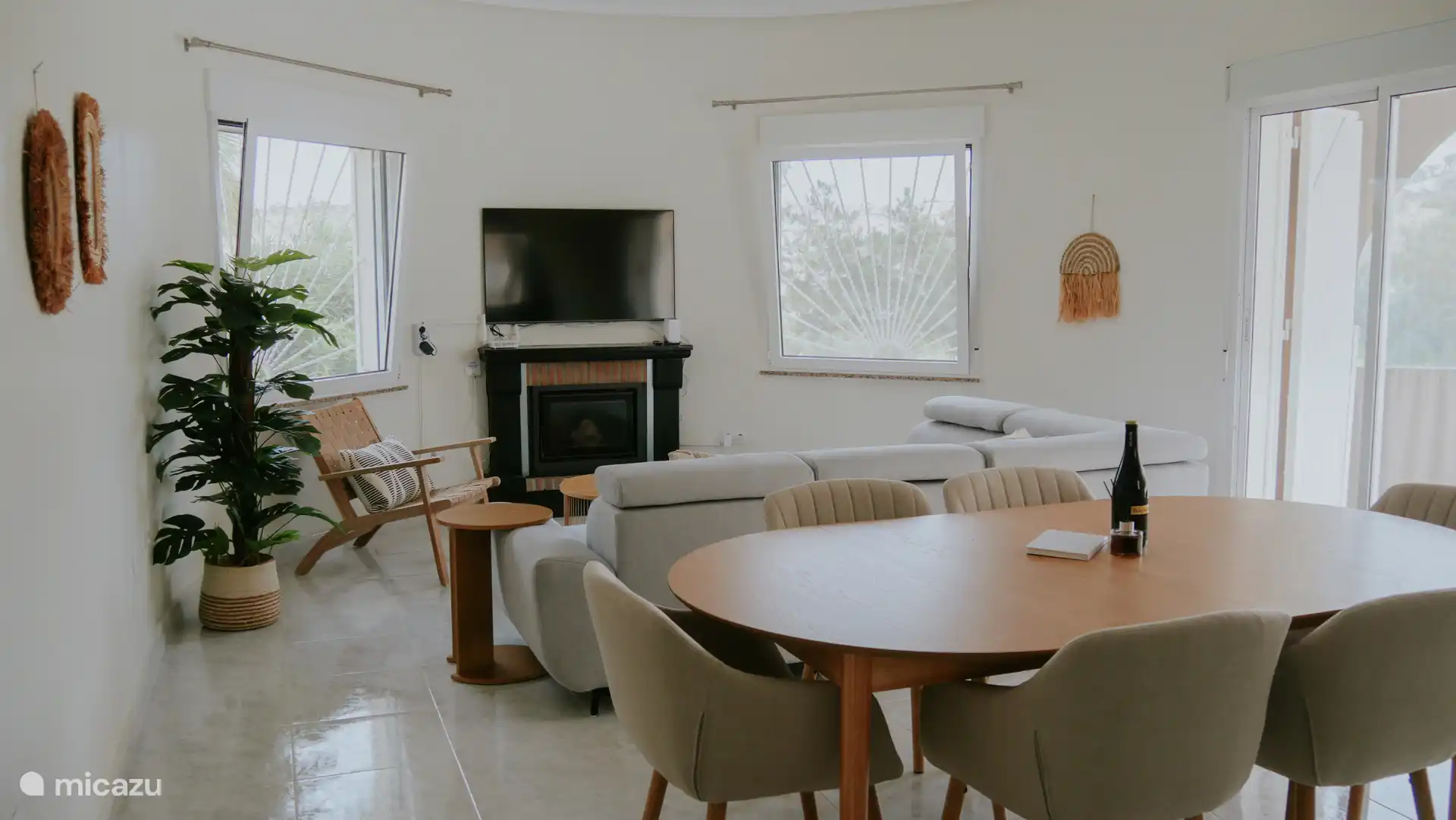 Woonkamer en eetkamer