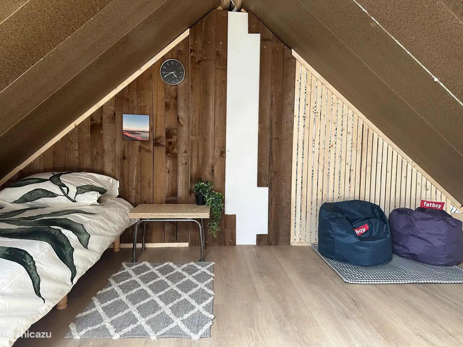 Slaapzolder met 3 bedden