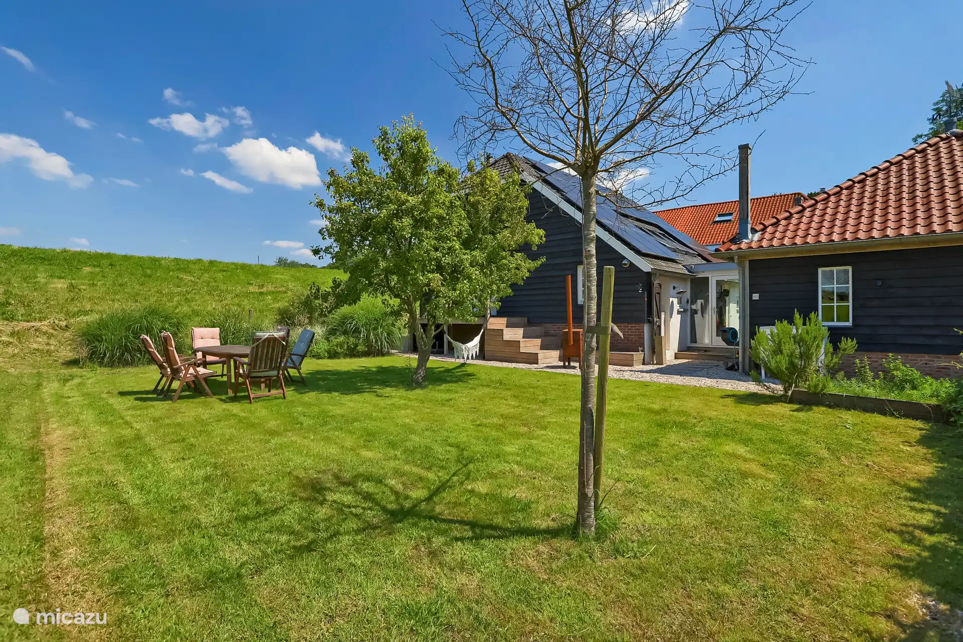 Zwarte schuur en Hooiberg