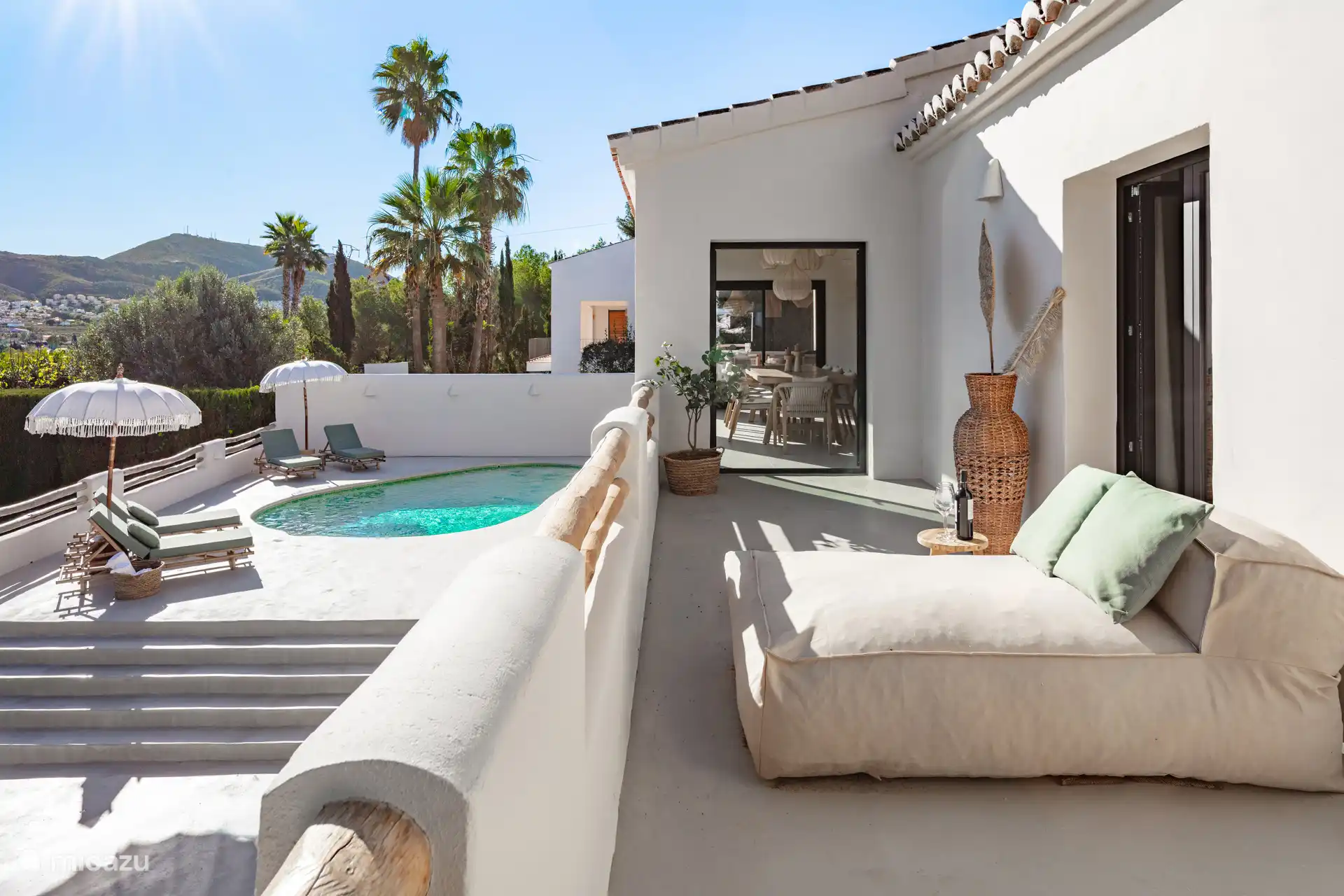 Prachtige view van huis.