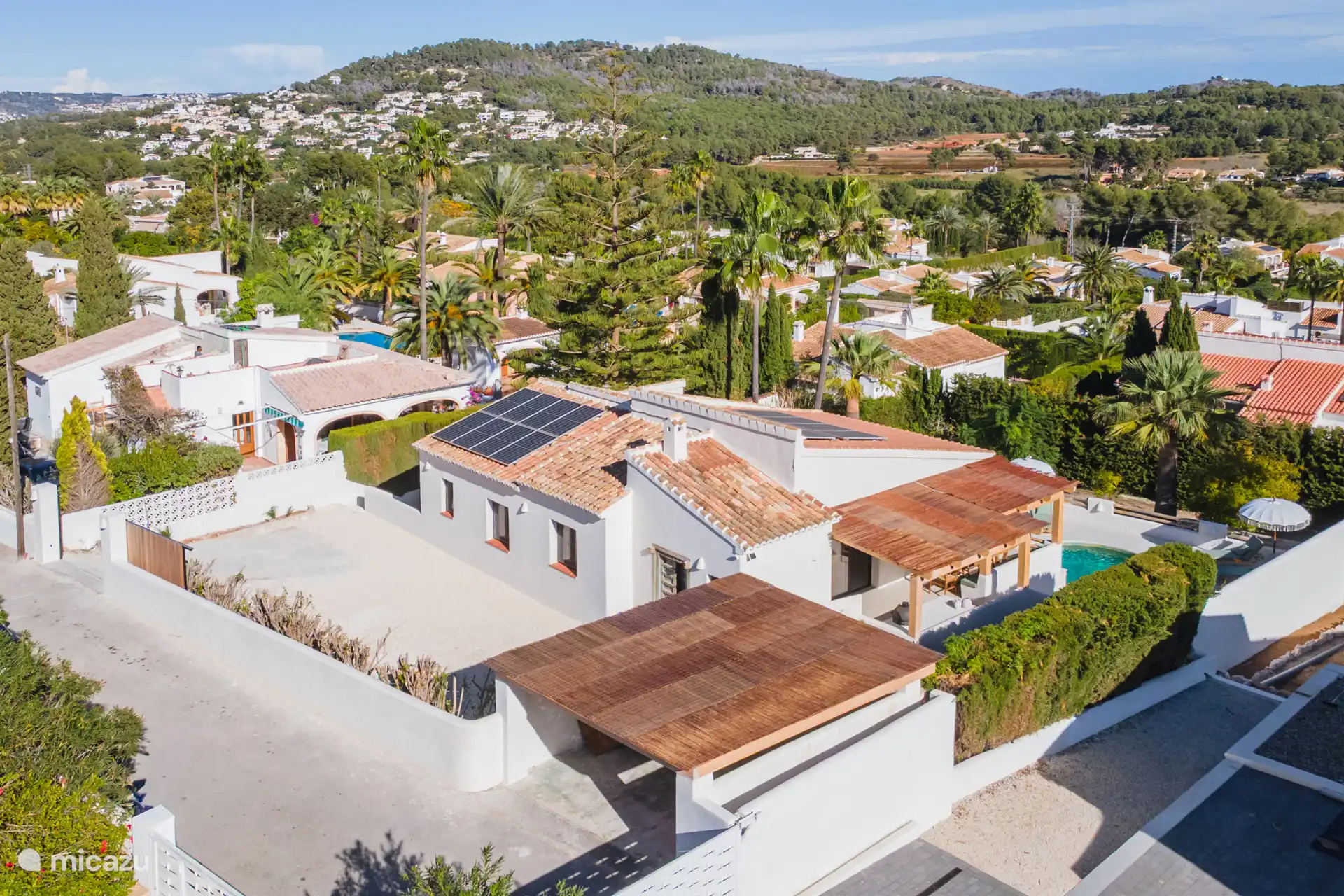 Impressie van de mooie wijk waar het huis ligt.