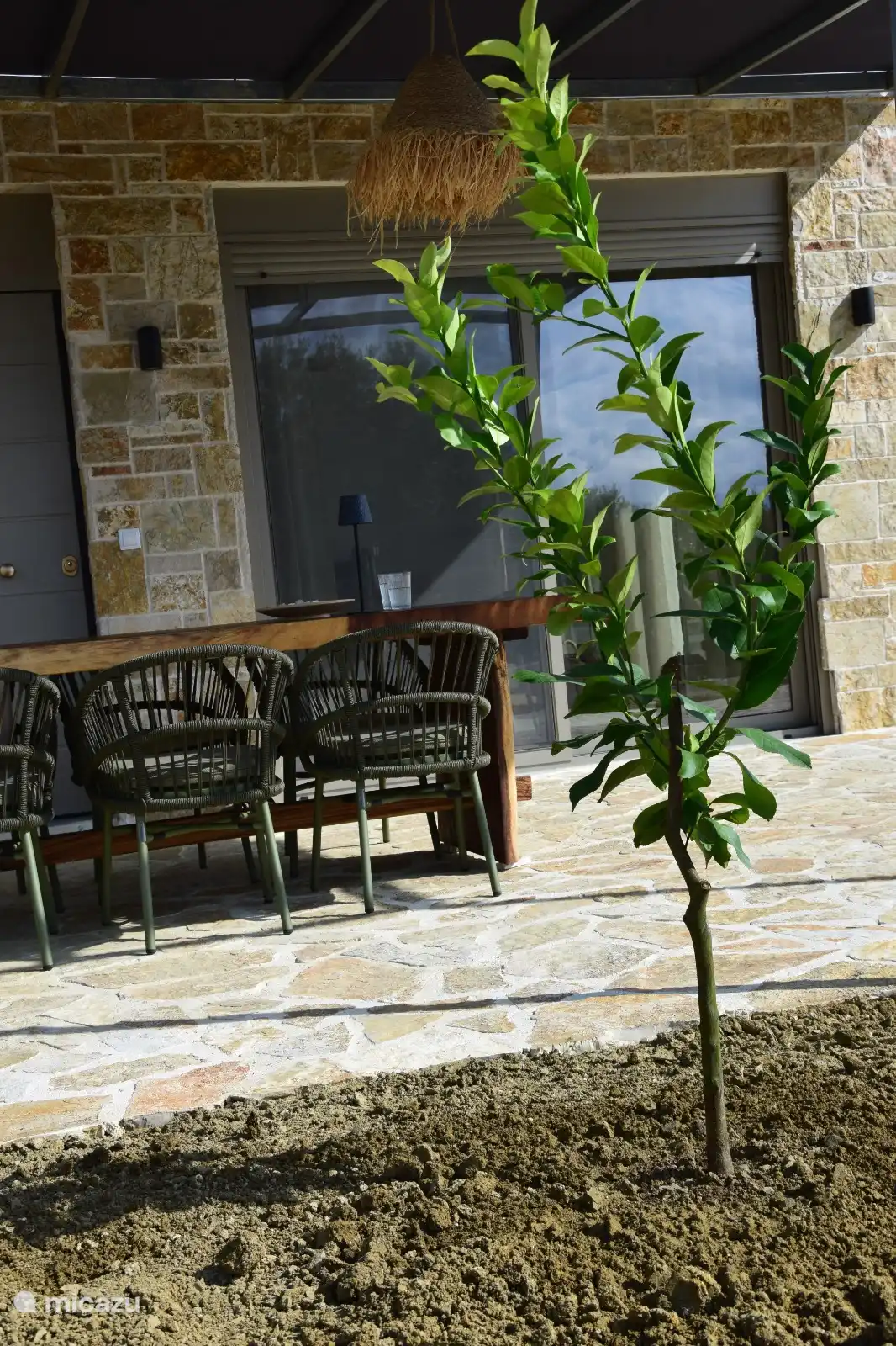 Dining table on the terrace