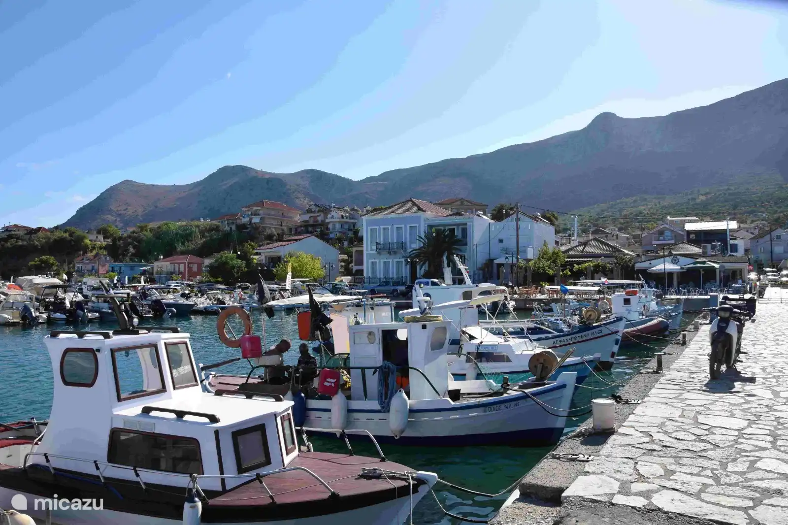 The harbor within walking distance