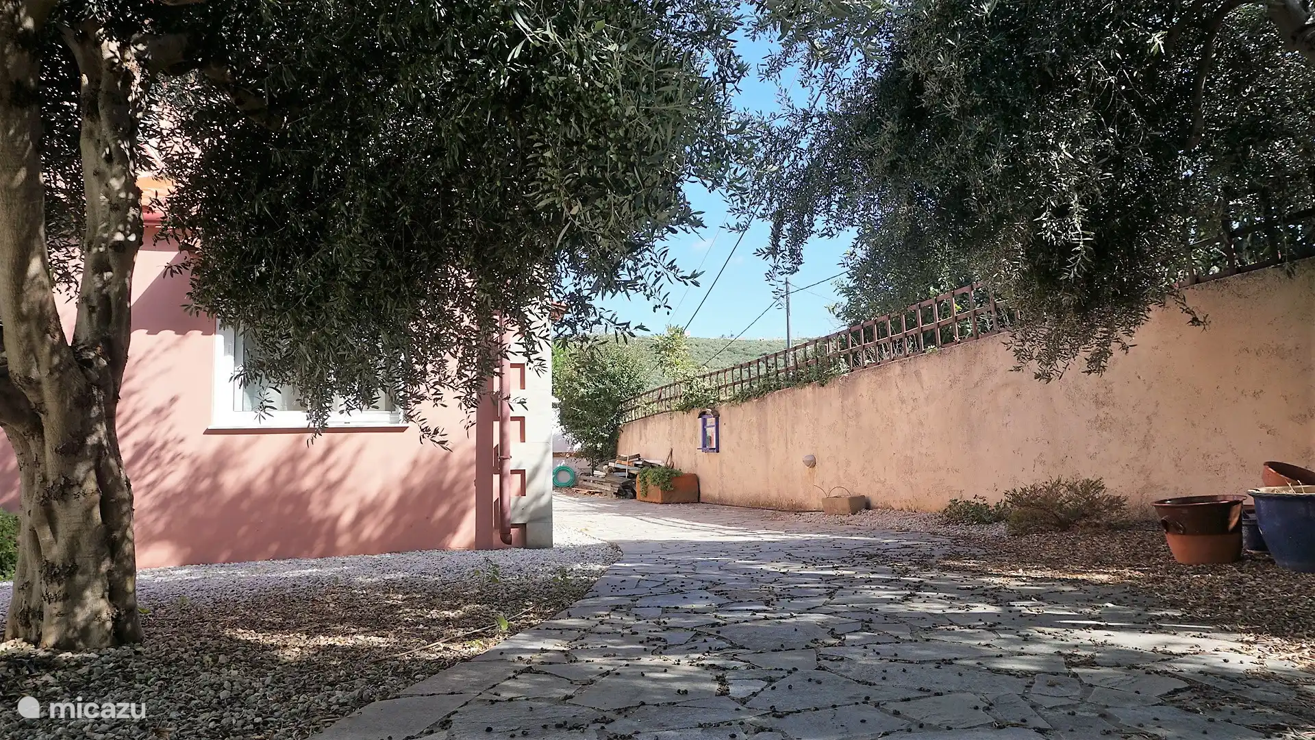 Photo path to front door and backyard 