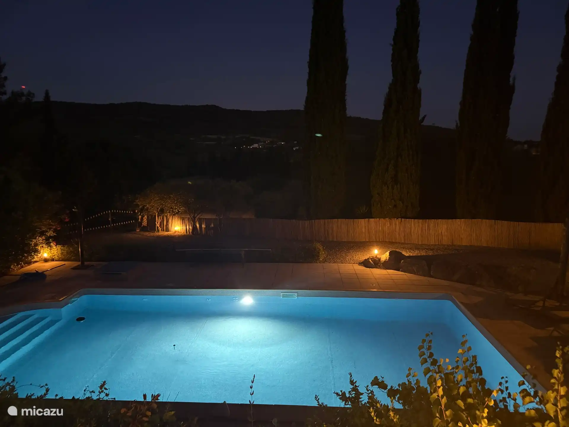 Pool by night