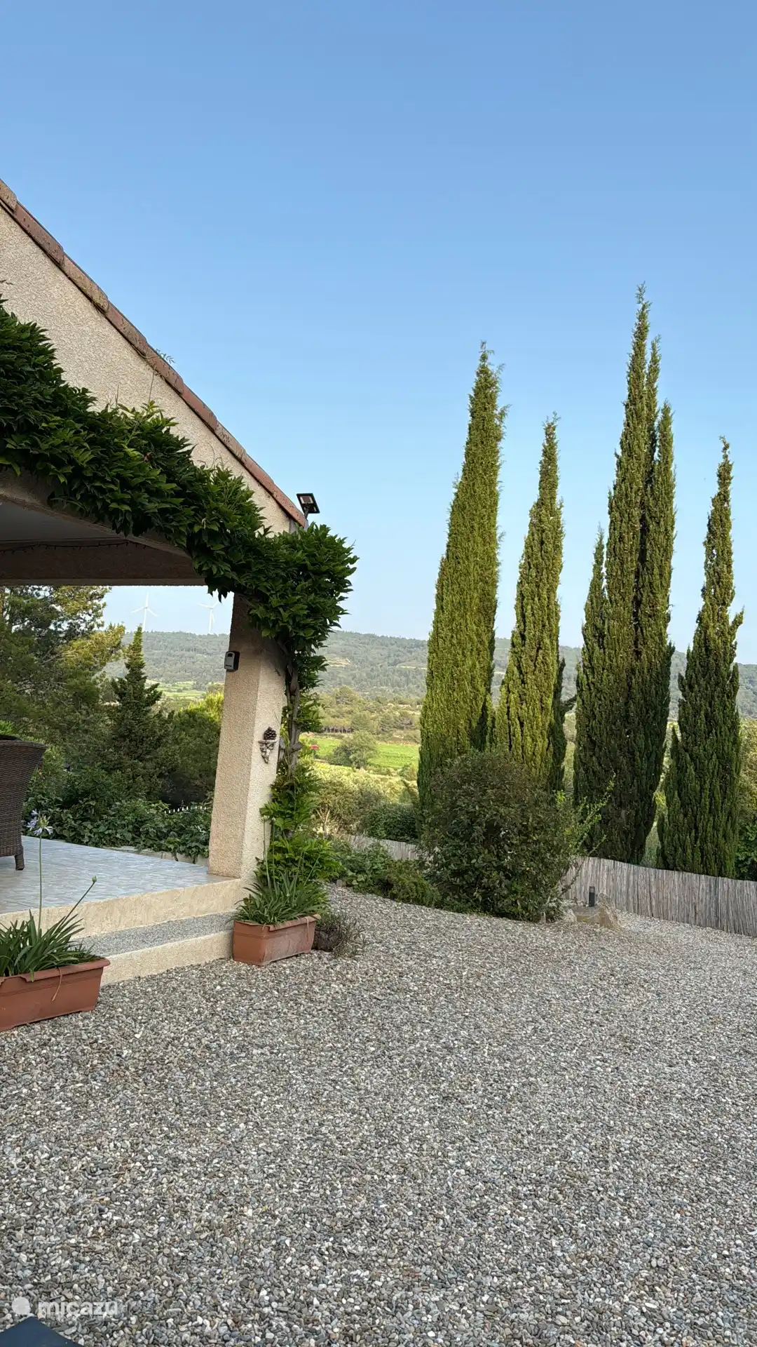 Vanaf de picknicktafel