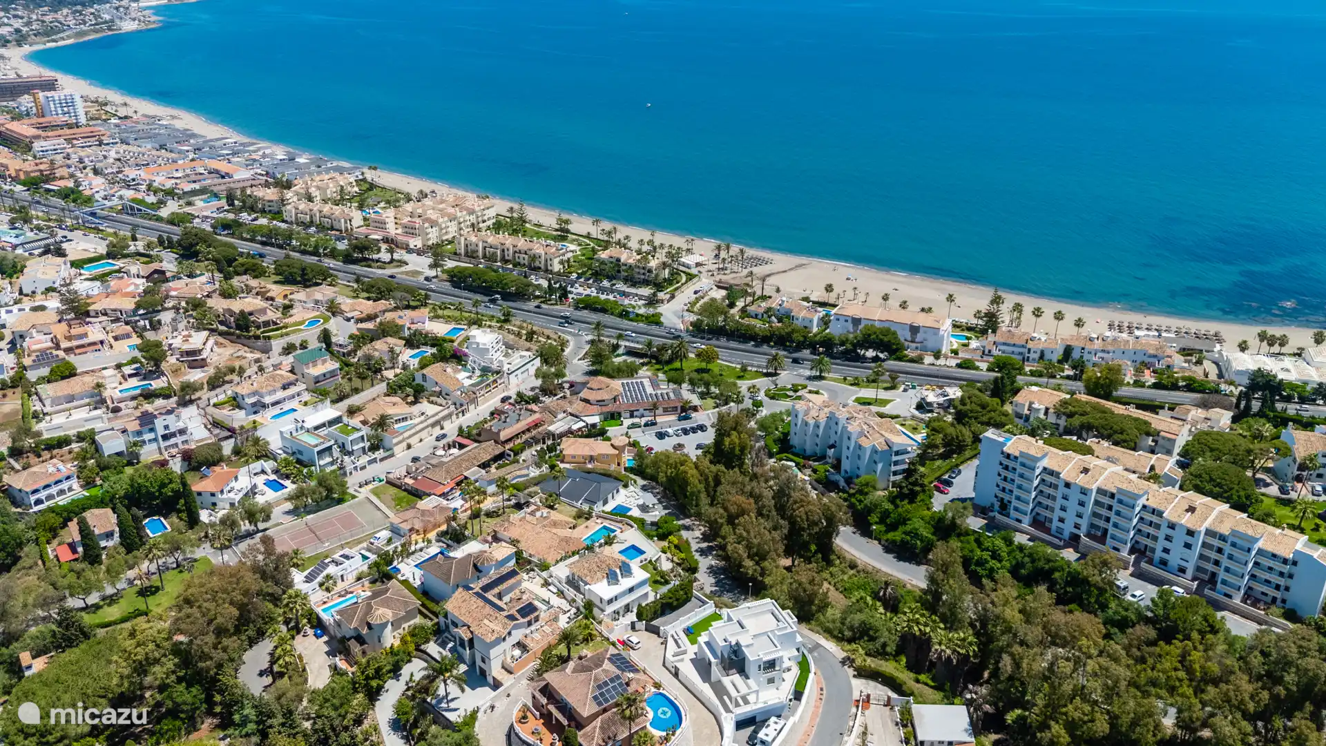 Vista aérea de Cala