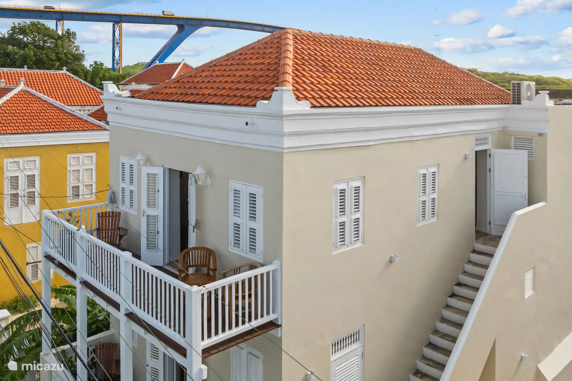appartement huren in Montaña Abou, Banda Ariba (oost), Curaçao -  Keizershof, Otrobanda, Appt A2
