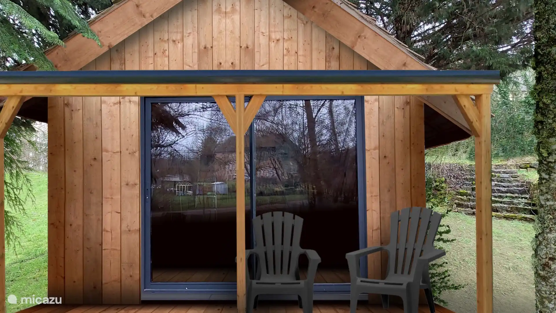 Buitenzijde 'La Cabane'