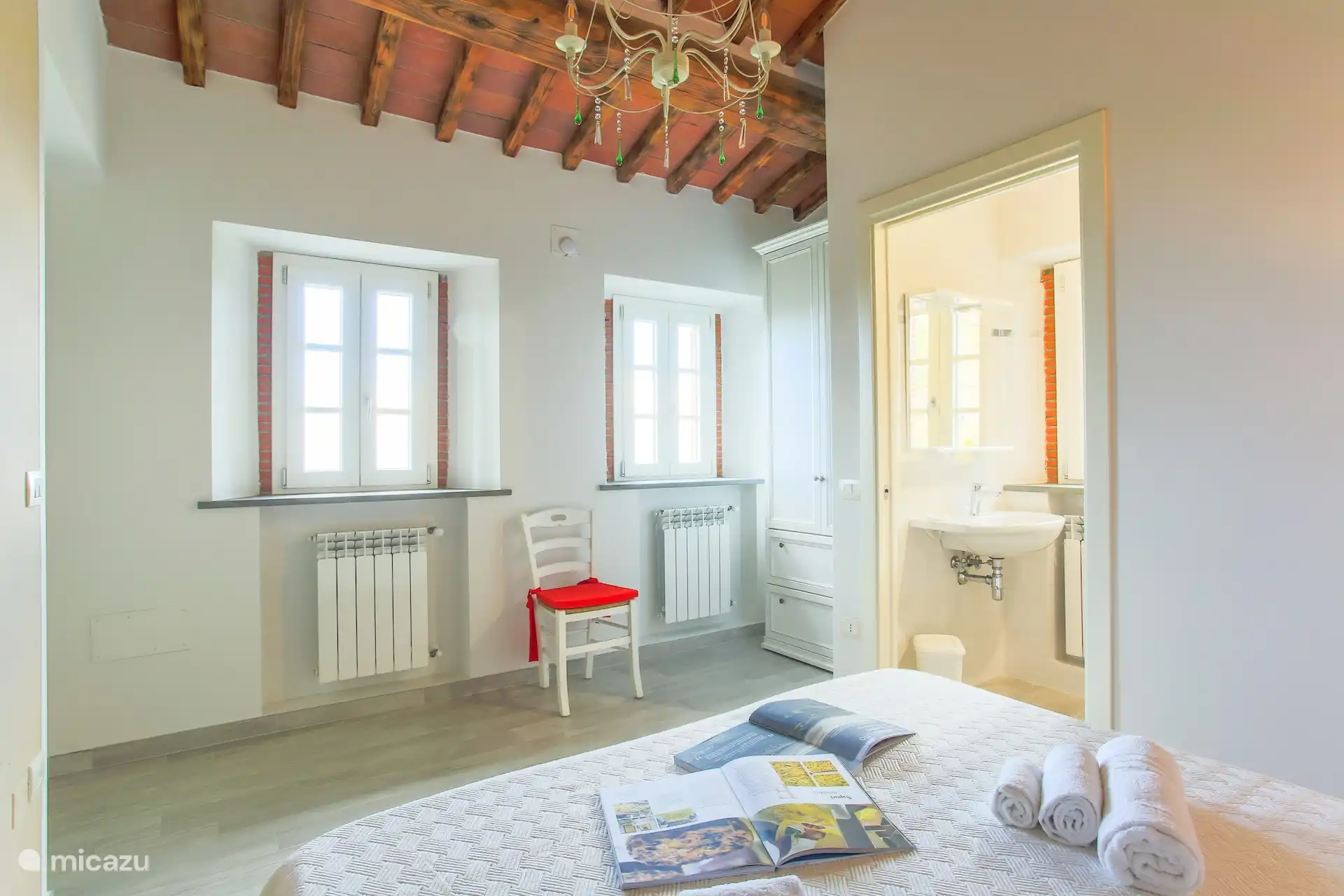 Slaapkamer met badkamer en-suite