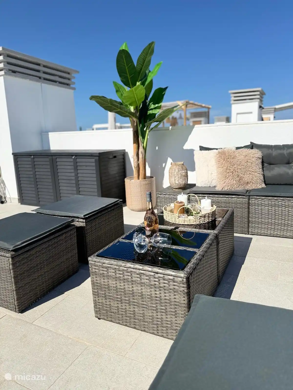 Terraza en la azotea