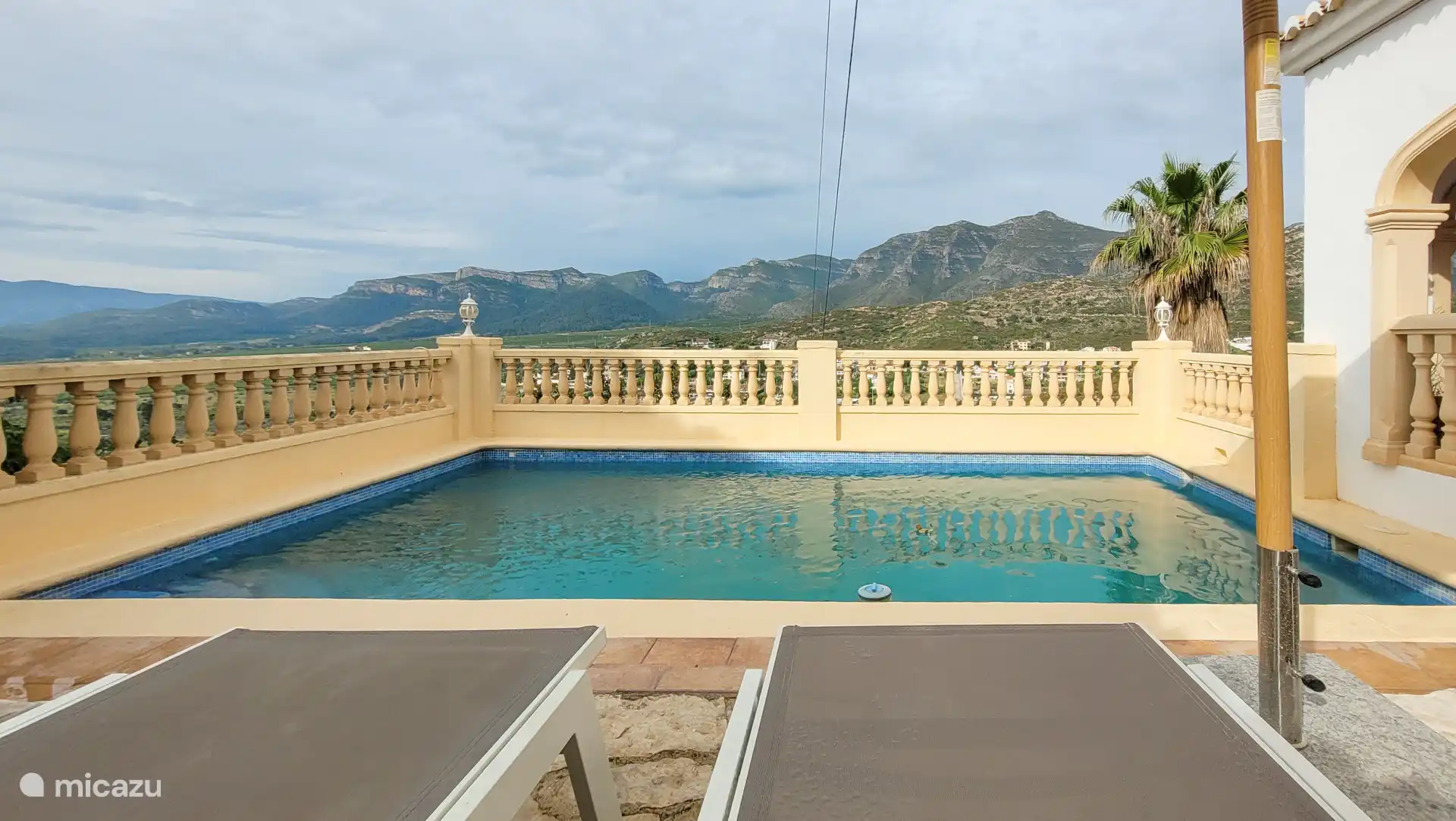 Vista desde las tumbonas