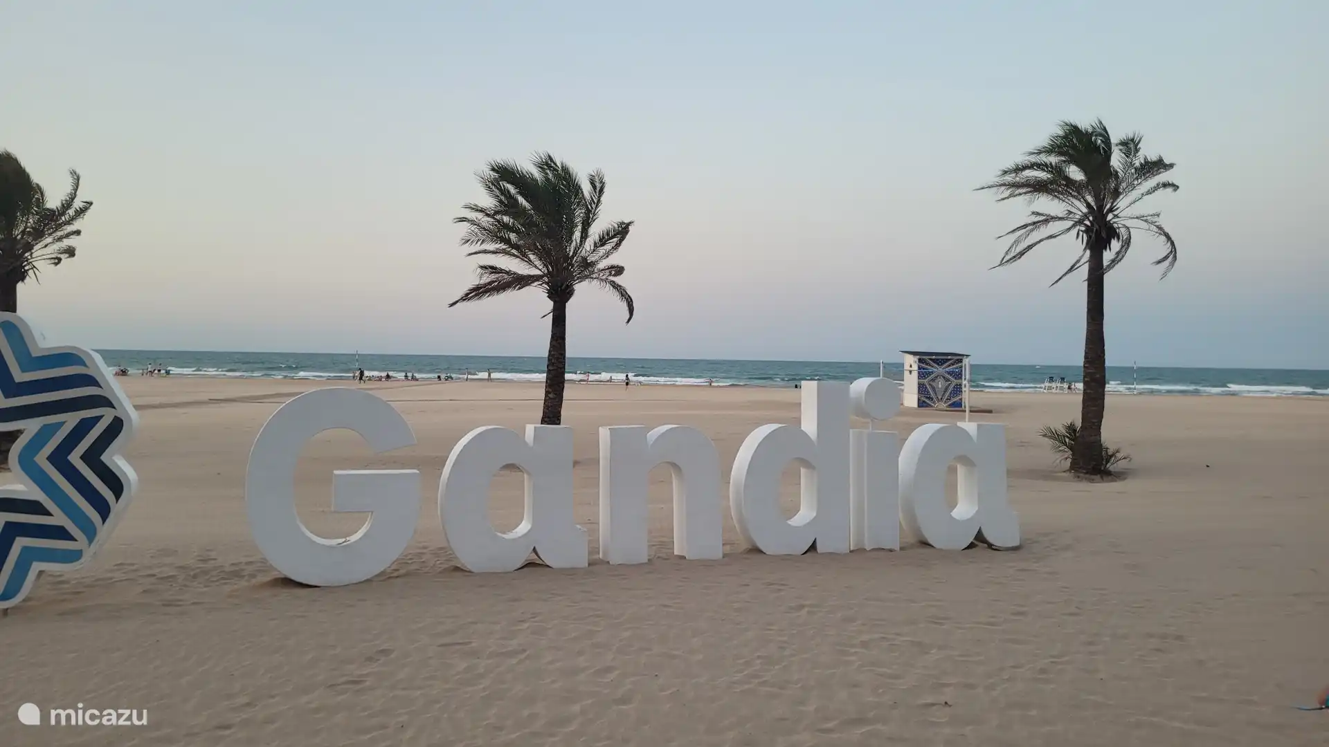 Playa de Gandia cerca del hotel RH.