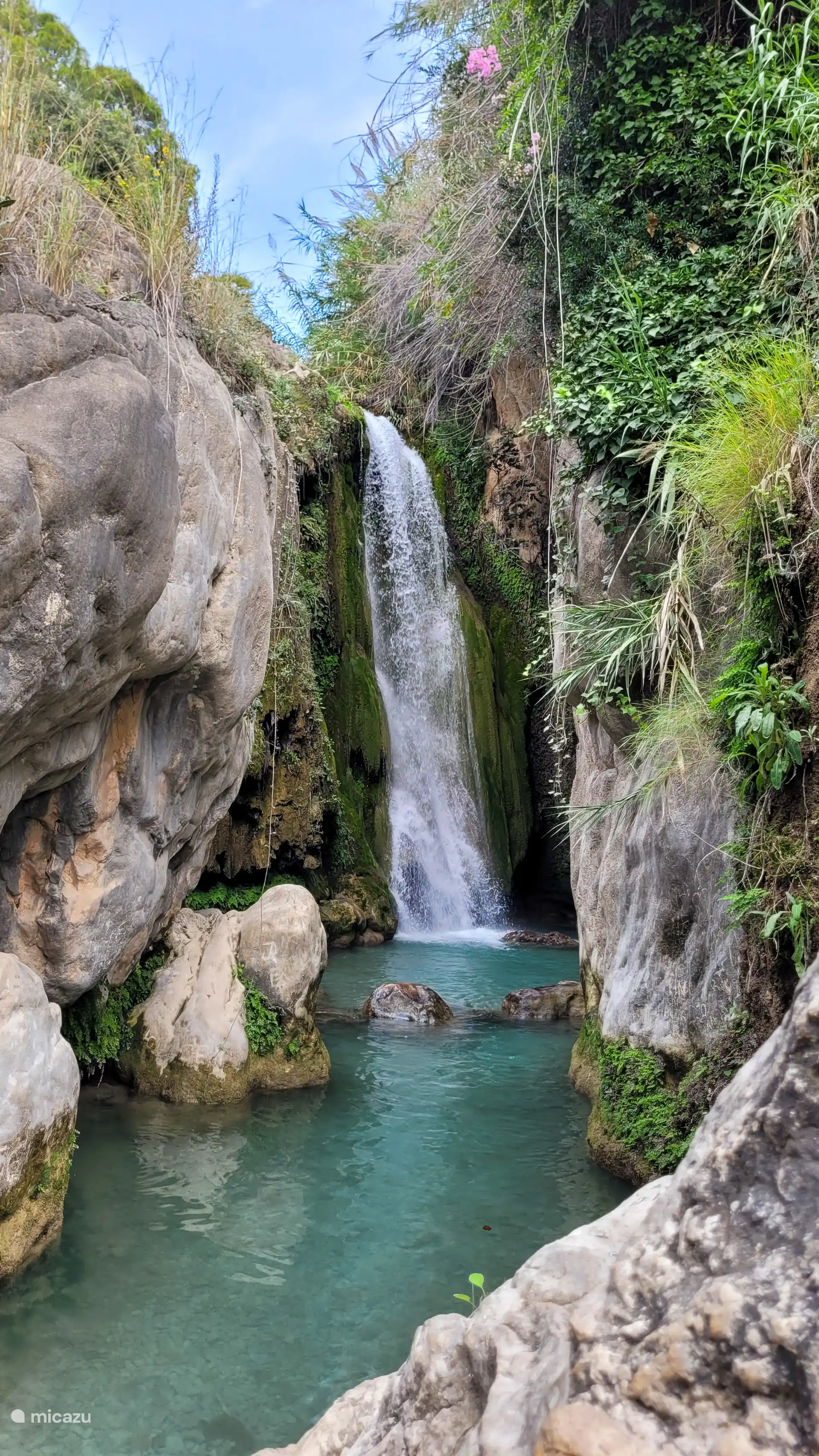 Wasserfall, eine Stunde entfernt, Algar.