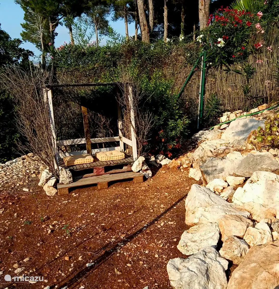 Kinderhoekje in de tuin